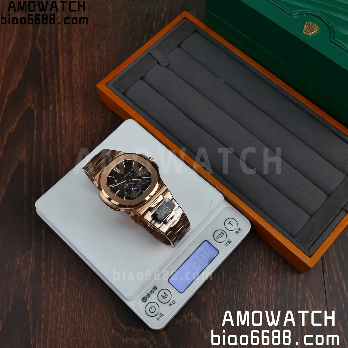 Patek Philippe Nautilus 5712R RG WSF 1:1 Best Edition Brown Dial on RG Bracelet JH240 Super Clone 81 4237d8ef63d74a2 阿默表行AmoWatch