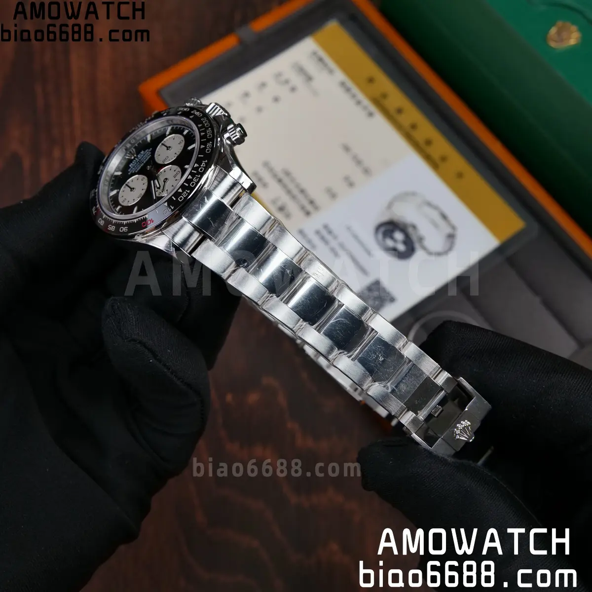Custom Made Rolex Daytona 126529LN Le Mans QF 18K white gold plated Free Spring V13 76 4248b292cba5a7f AMO Watch