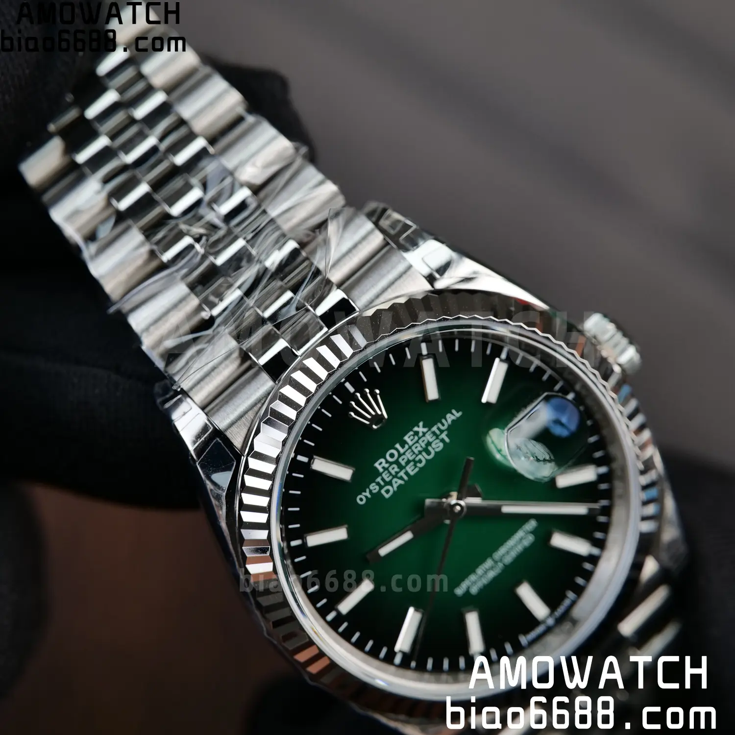 Rolex DateJust 36 SS 126234 VSF 1:1 Best Edition 904L Steel Gradient Green Dial on Jubilee Bracelet VS3235 V2 121g 85 42da03972a298cc 阿默表行AmoWatch