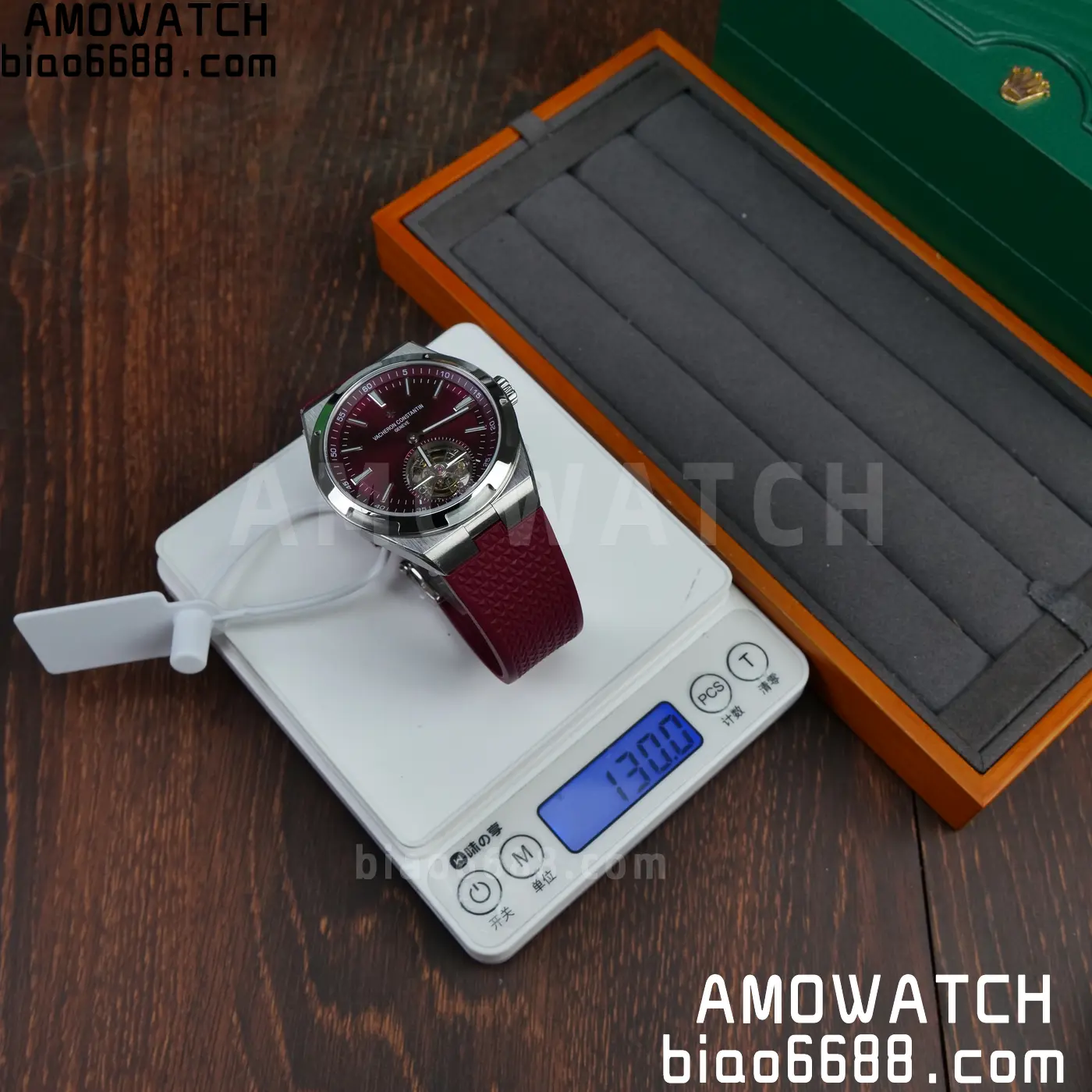 VC Overseas 42.5mm 6000V BBS Factory Best Edition Red Dial Red Rubber Strap Tourbillon 67 43441a1da5d7817 AMO Watch