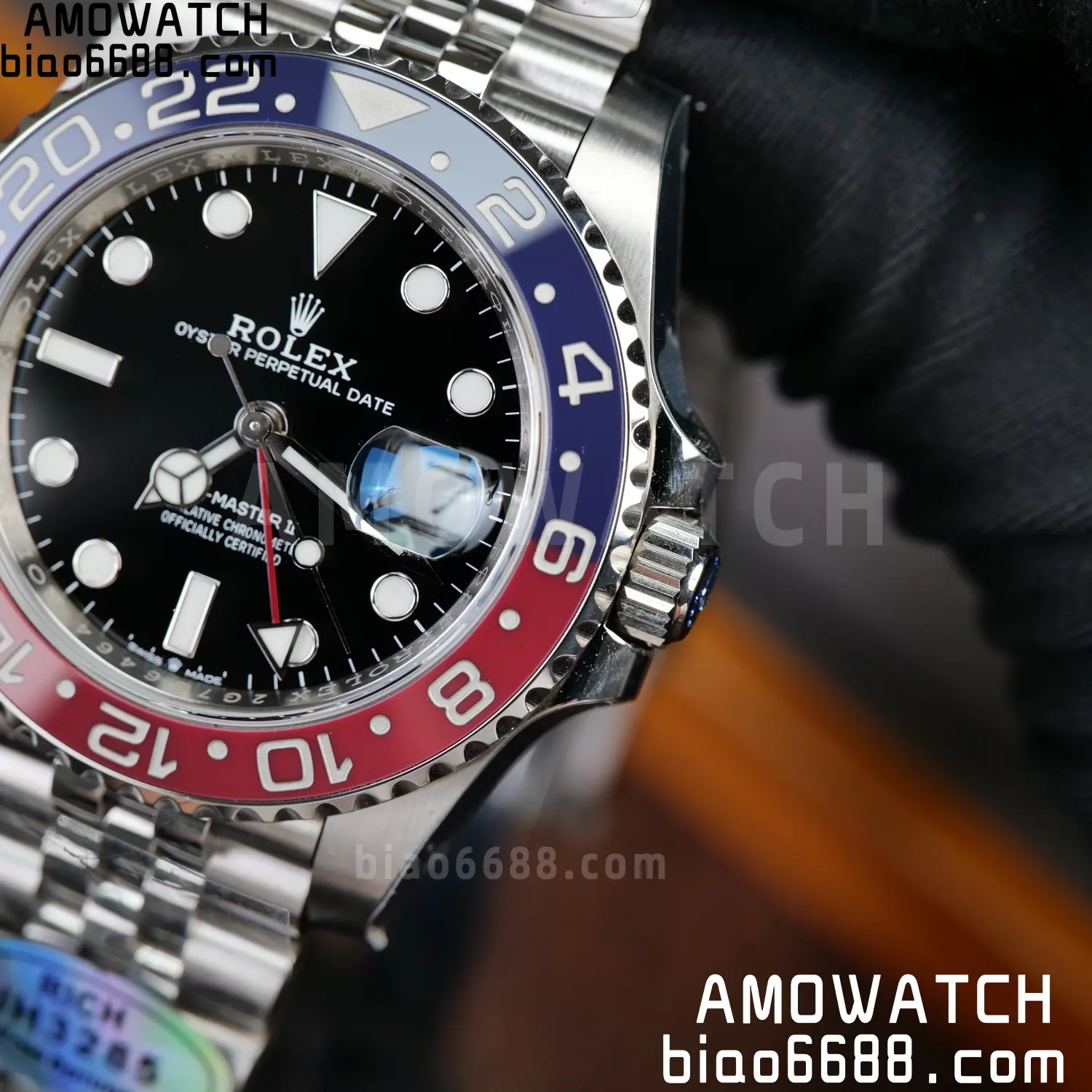 Rolex GMT-Master II 126710 BLRO 904L Steel RICH 1:1 Best Edition on Jubilee Bracelet JH3285 (Free Sprung) V2 82 43f9a1e1ed6f6ea 阿默表行AmoWatch