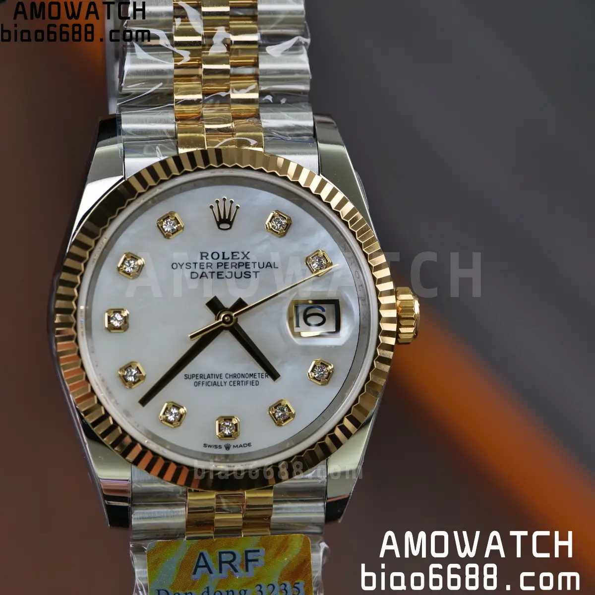 Rolex DateJust m126233 36mm ARF 1:1 Best Edition MOP Dial on Jubilee Bracelet DD3235 68 491dd9b06210bb6 AMO Watch