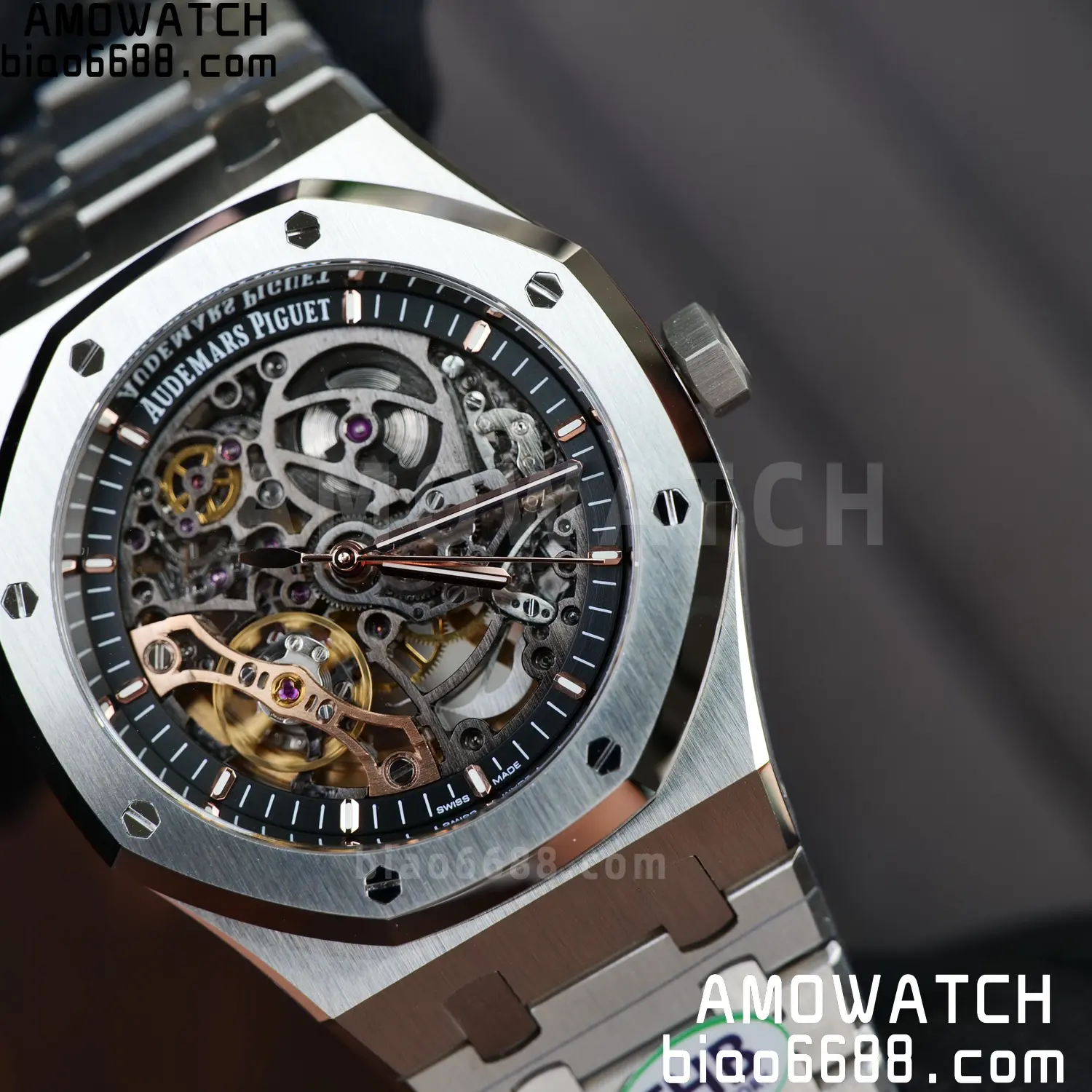 Royal Oak 41mm Openworked 15407 SS THB 1:1 Best Edition on SS Bracelet SA3132 V4 (Free Sprung) 85 49c59b1497abd81 AMO Watch