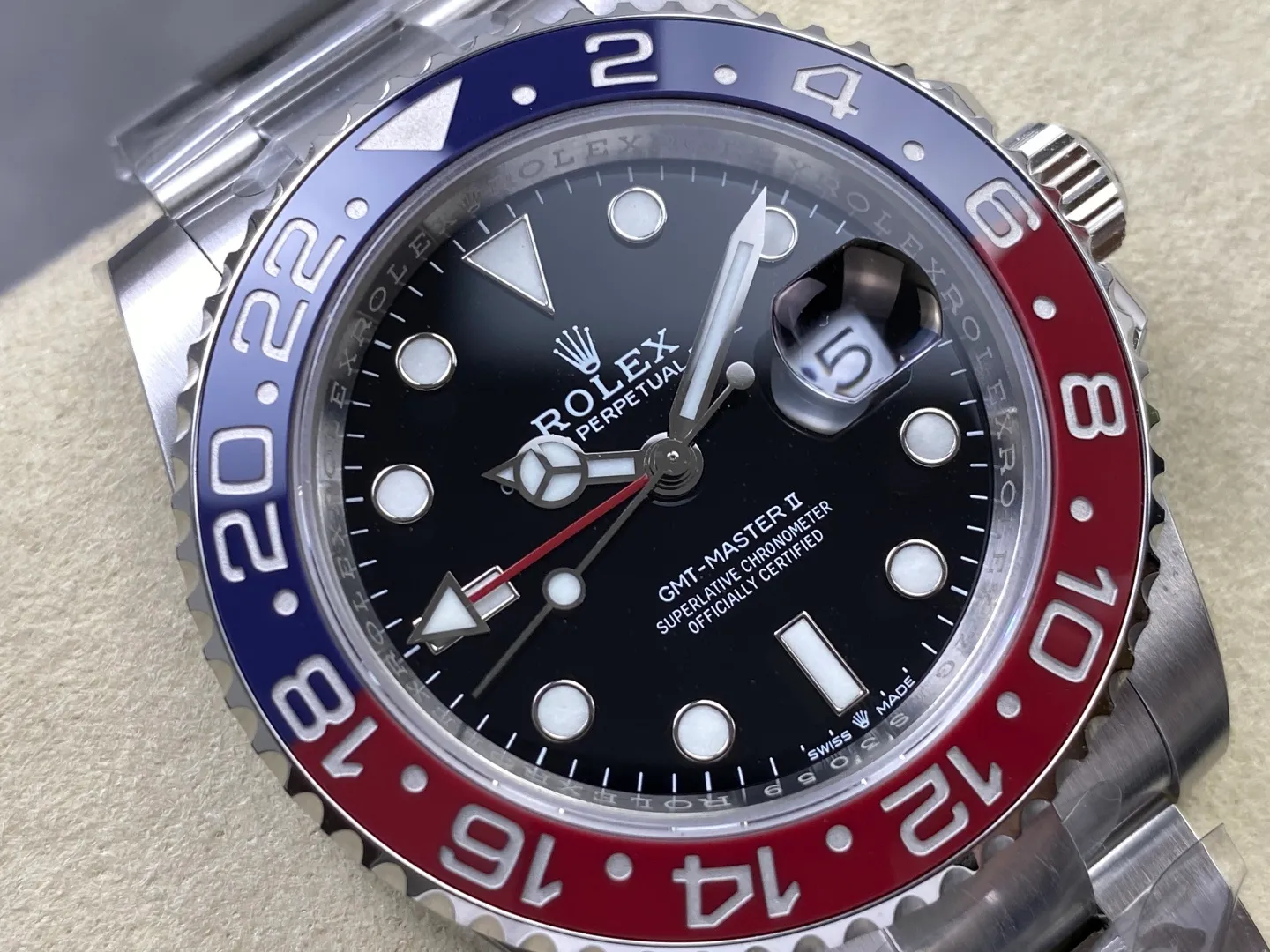 Rolex GMT-Master II 126710 BLRO 904L Steel RICH 1:1 Best Edition on Oyster Bracelet JH3285 (Free Sprung) V2 29 4a478e430e61239 阿默表行AmoWatch