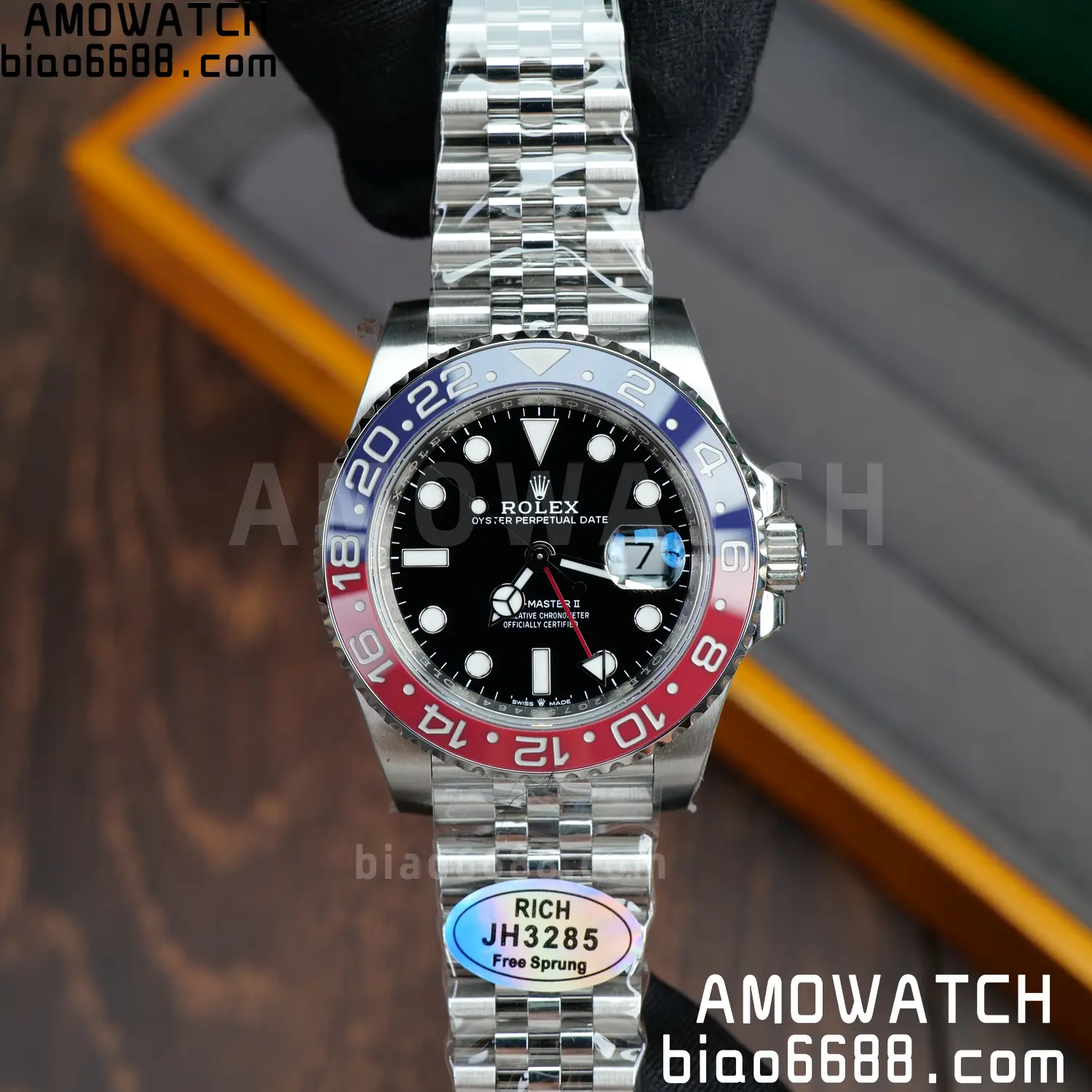 Rolex GMT-Master II 126710 BLRO 904L Steel RICH 1:1 Best Edition on Jubilee Bracelet JH3285 (Free Sprung) V2 75 4a71e204e8d6ac8 阿默表行AmoWatch