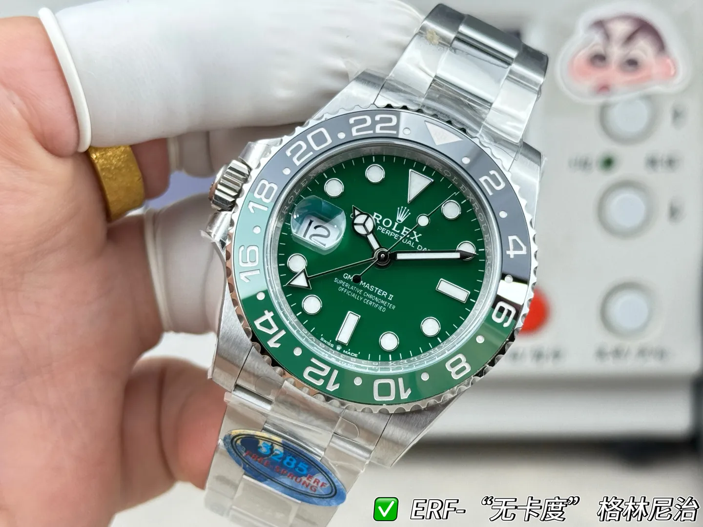 Rolex GMT-Master II 126729 VTNR 904L Steel ERF 1:1 Best Edition on Oyster Bracelet JH3285 (Free Sprung) 21 4ab967135420d23 AMO Watch