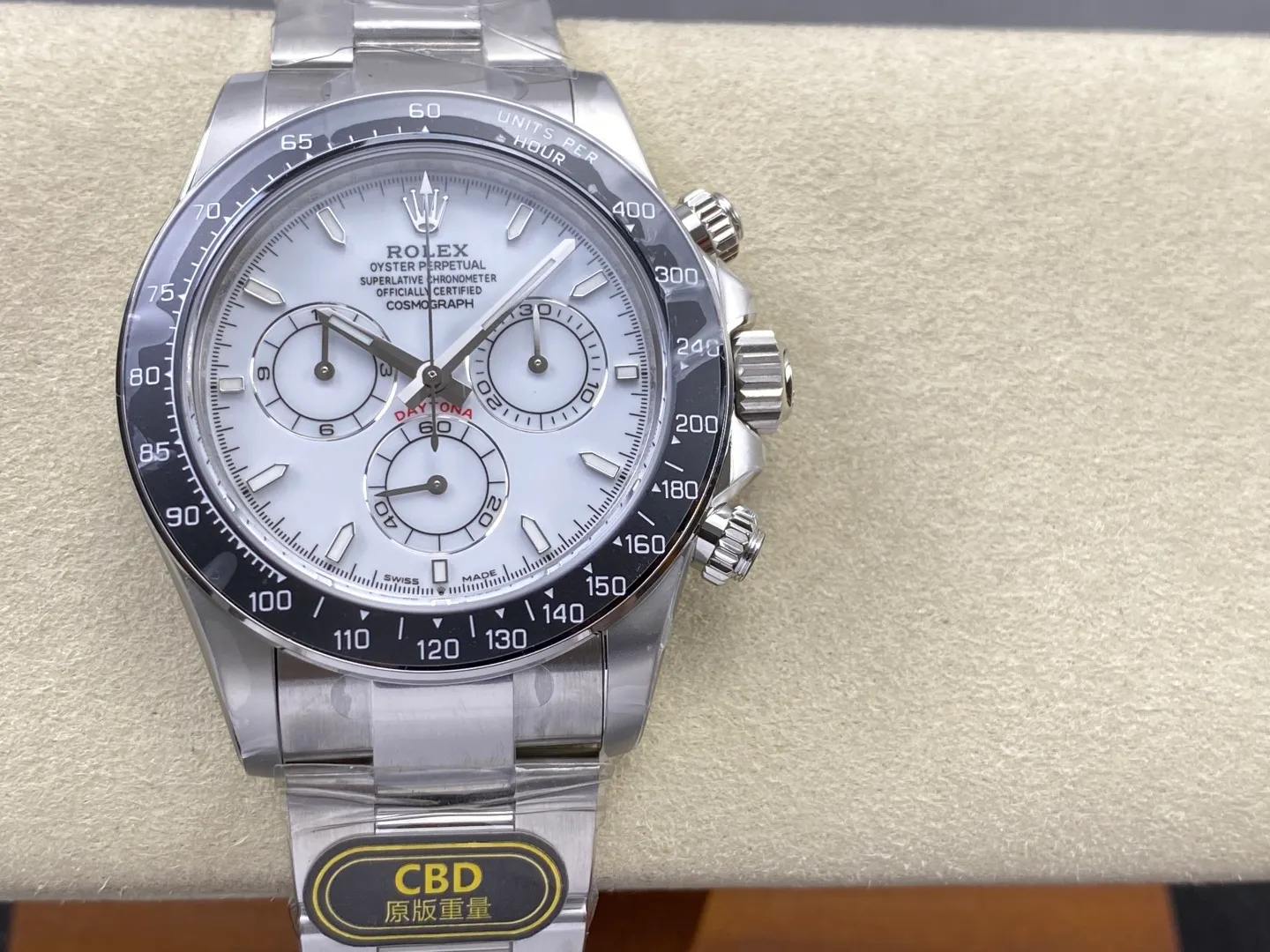 Rolex Daytona 126502 CBDF 1:1 Best Edition White Dial on SS Bracelet JH4131 (Free Sprung) 26 4e65b78a313c3aa AMO Watch