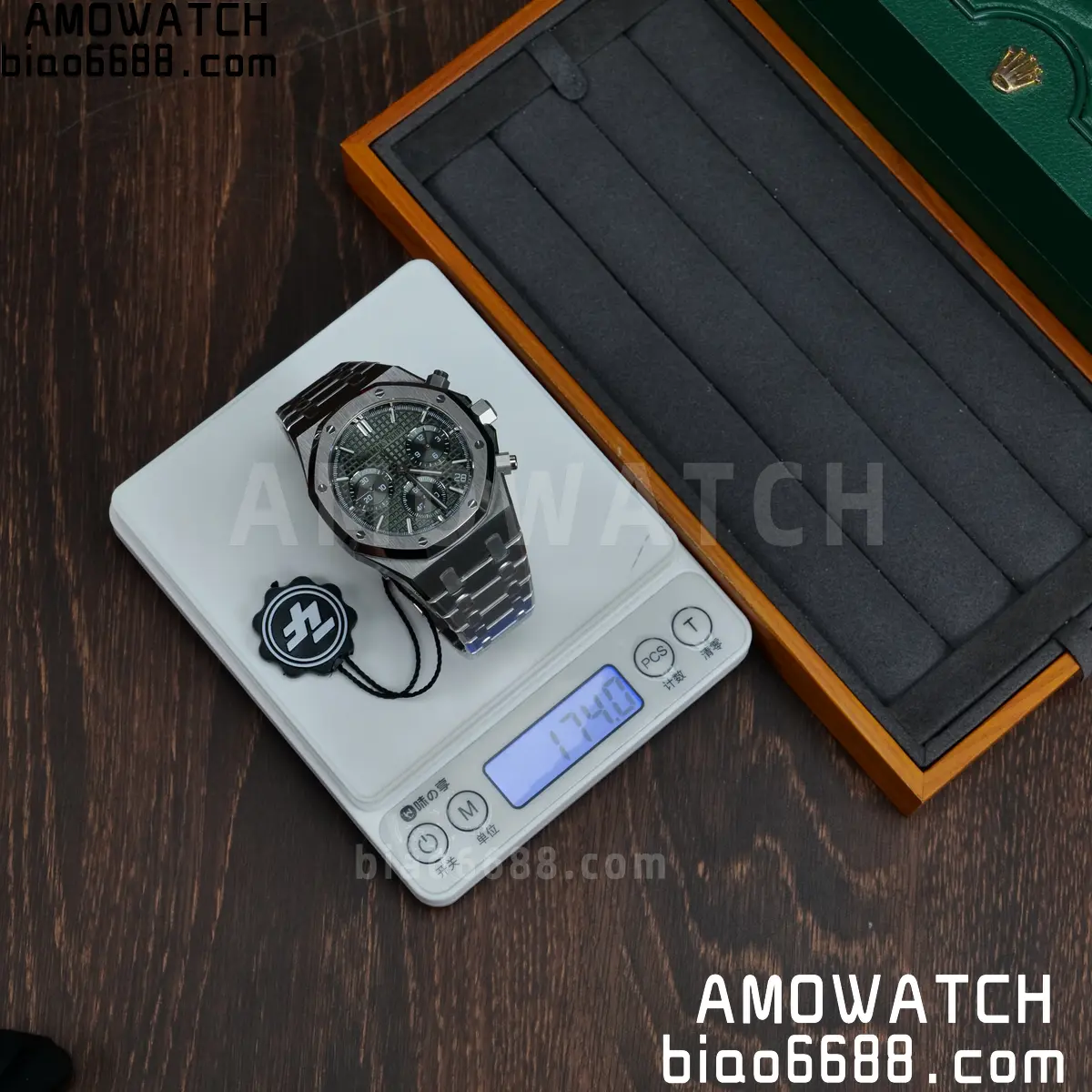 AP Royal Oak Chrono 26240 SS ZF 1:1 Best Edition Green Dial on SS Bracelet SA4401 Super Clone V2 (Free Sprung) 69 4ea39fa0330db9e 阿默表行AmoWatch