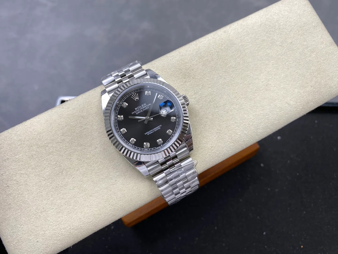 Rolex DateJust 41 126334 WKD 1:1 Best Edition Black Diamond Dial on Jubilee Bracelet JH3235 (Free Sprung) 27 520cca5b67ca24d AMO Watch