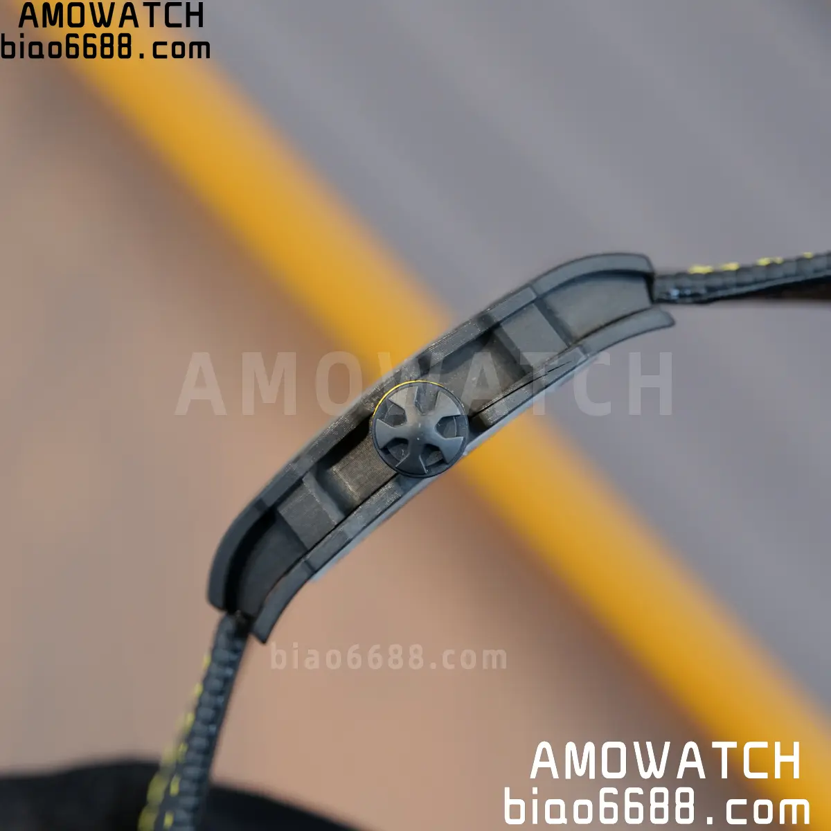 RICHARD MILLE RM67-02 Black NTPT Yellow Skeleton Dial on Black NylonStrap CRMA7 Clone V10 94 54c97098684bcb9 阿默表行AmoWatch