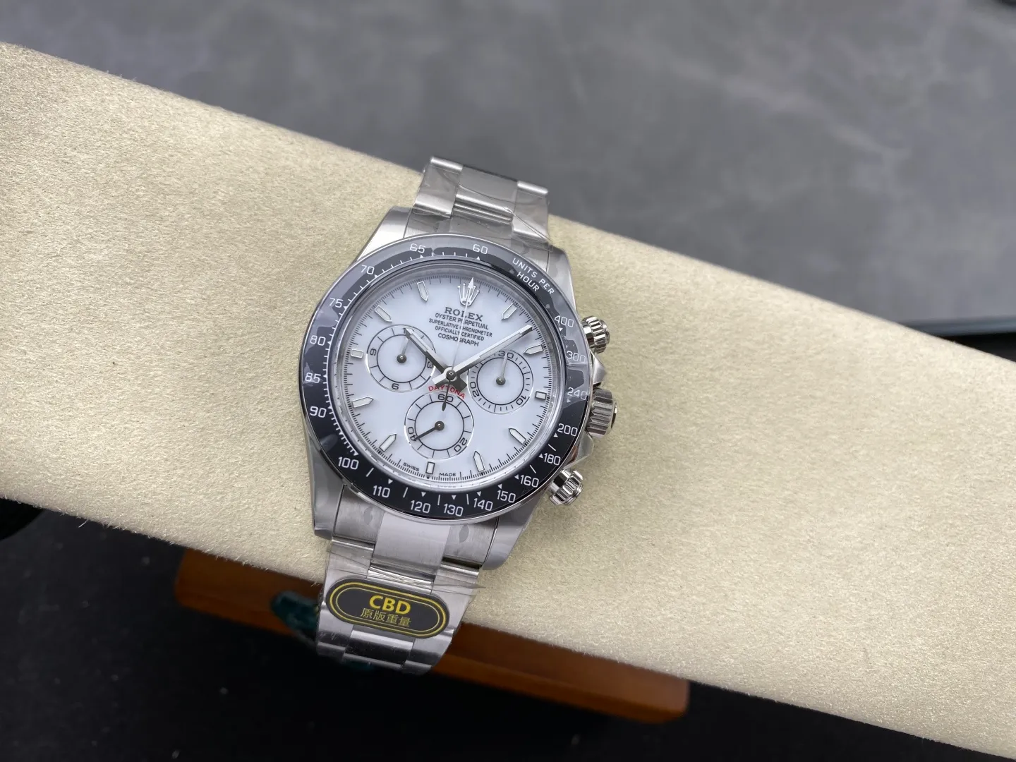 Rolex Daytona 126502 CBDF 1:1 Best Edition White Dial on SS Bracelet JH4131 (Free Sprung) 30 55f9d914399d4bd AMO Watch