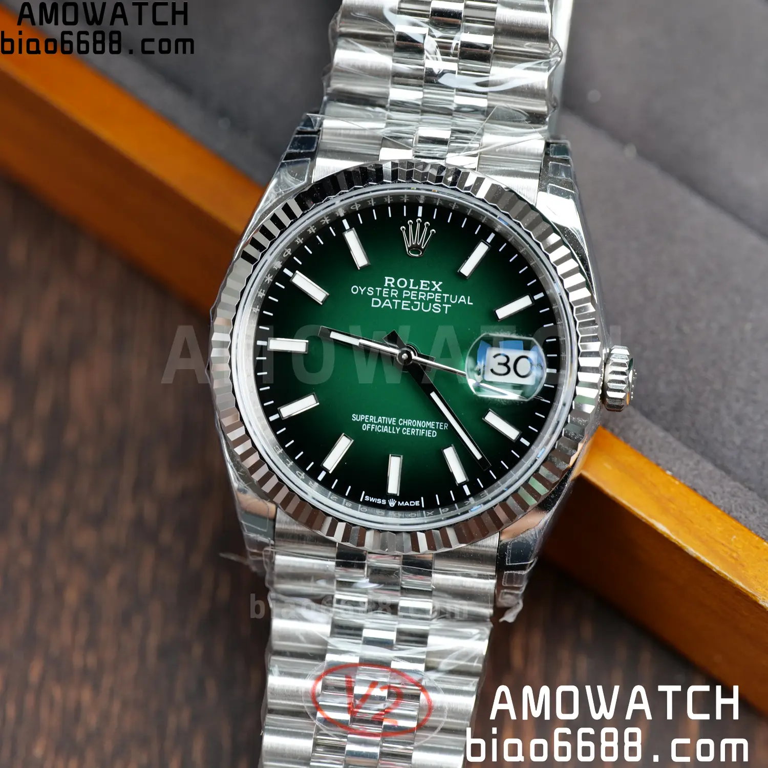 Rolex DateJust 36 SS 126234 VSF 1:1 Best Edition 904L Steel Gradient Green Dial on Jubilee Bracelet VS3235 V2 121g 93 595aa8037517611 阿默表行AmoWatch