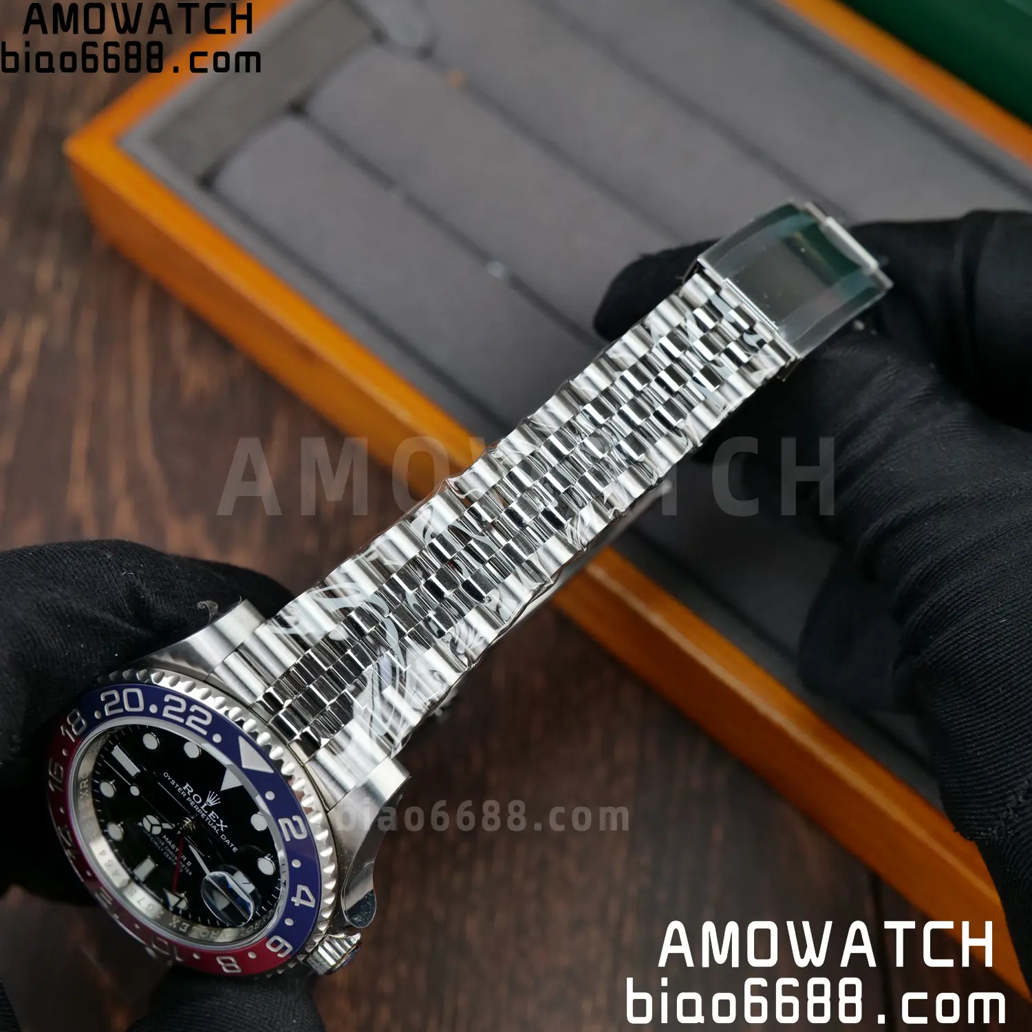 Rolex GMT-Master II 126710 BLRO 904L Steel RICH 1:1 Best Edition on Jubilee Bracelet JH3285 (Free Sprung) V2 73 59a8c6028a923e4 阿默表行AmoWatch