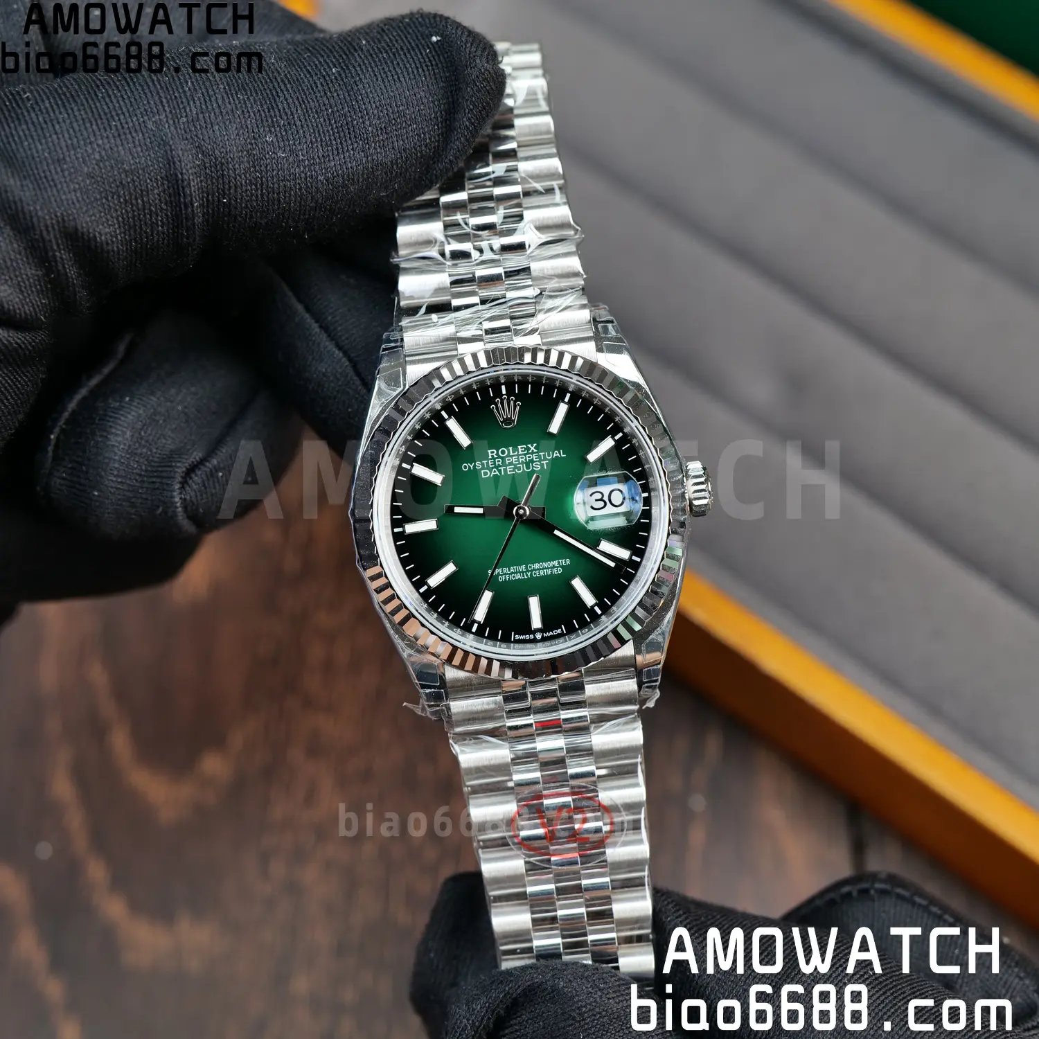 Rolex DateJust 36 SS 126234 VSF 1:1 Best Edition 904L Steel Gradient Green Dial on Jubilee Bracelet VS3235 V2 121g 71 5c70572bad17229 阿默表行AmoWatch