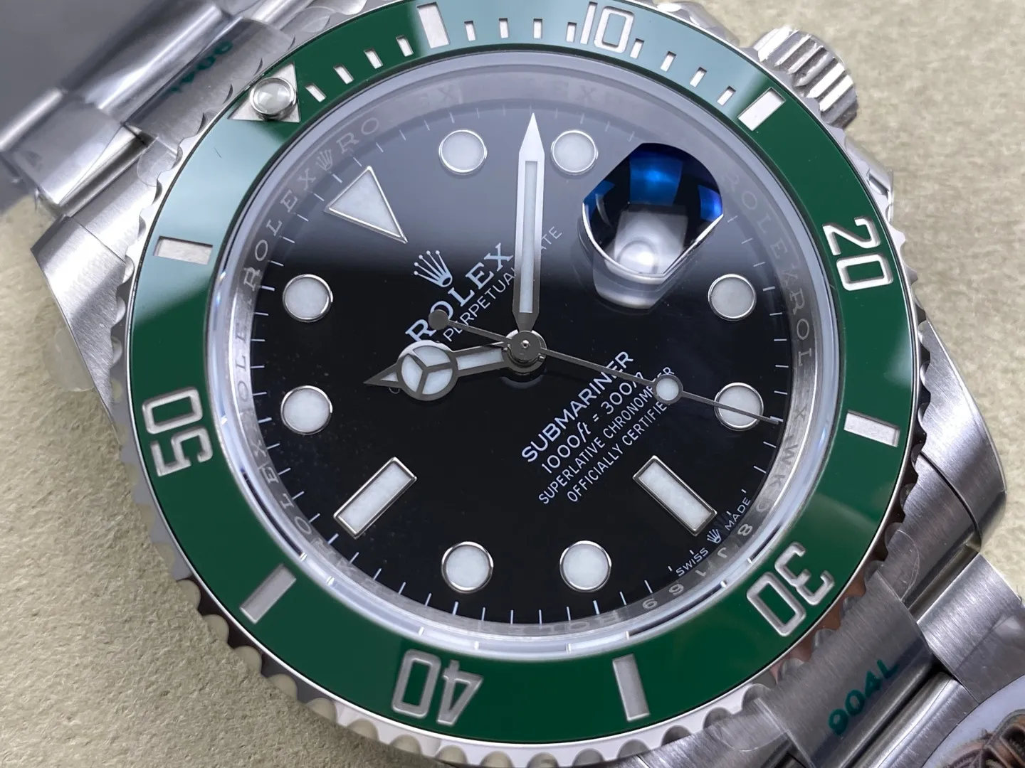 Rolex Submariner 41mm 126610 LV Kermit WKD 1:1 Best Edition 904L SS Case and Bracelet JH3235 (Free Sprung) 37 5e83b1a96f81c29 阿默表行AmoWatch