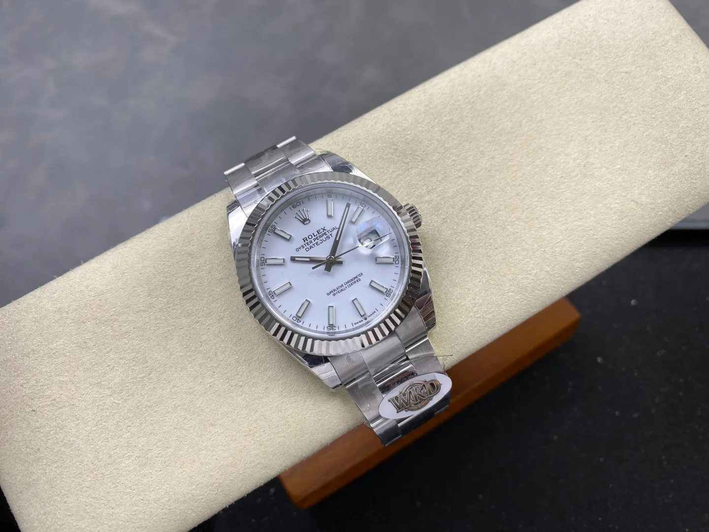 Rolex DateJust 41 126334 WKD 1:1 Best Edition White Dial on Oyster Bracelet JH3235 (Free Sprung) 35 61d26544f4e0c9f AMO Watch
