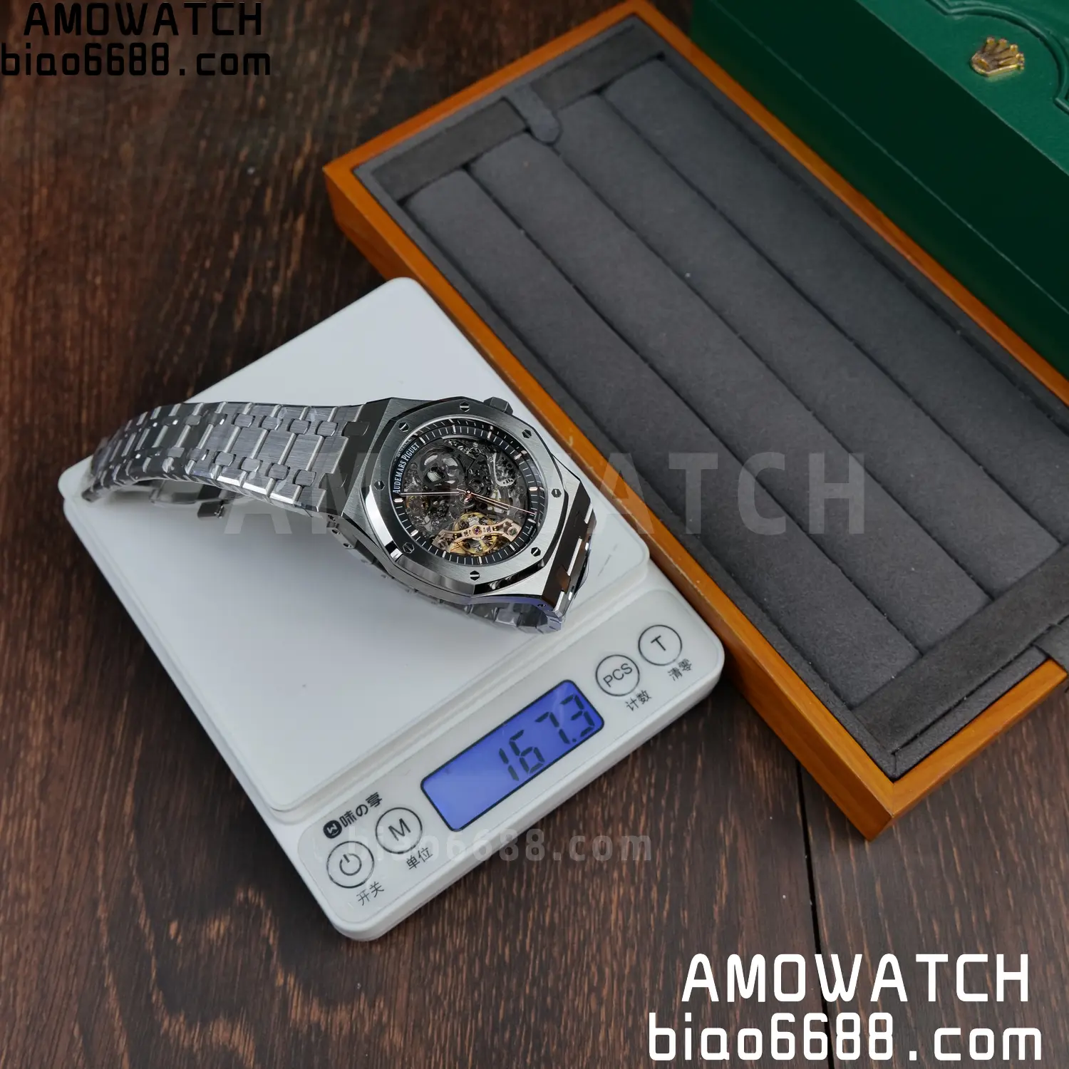 Royal Oak 41mm Openworked 15407 SS THB 1:1 Best Edition on SS Bracelet SA3132 V4 (Free Sprung) 70 61ef7e15af35ca0 AMO Watch