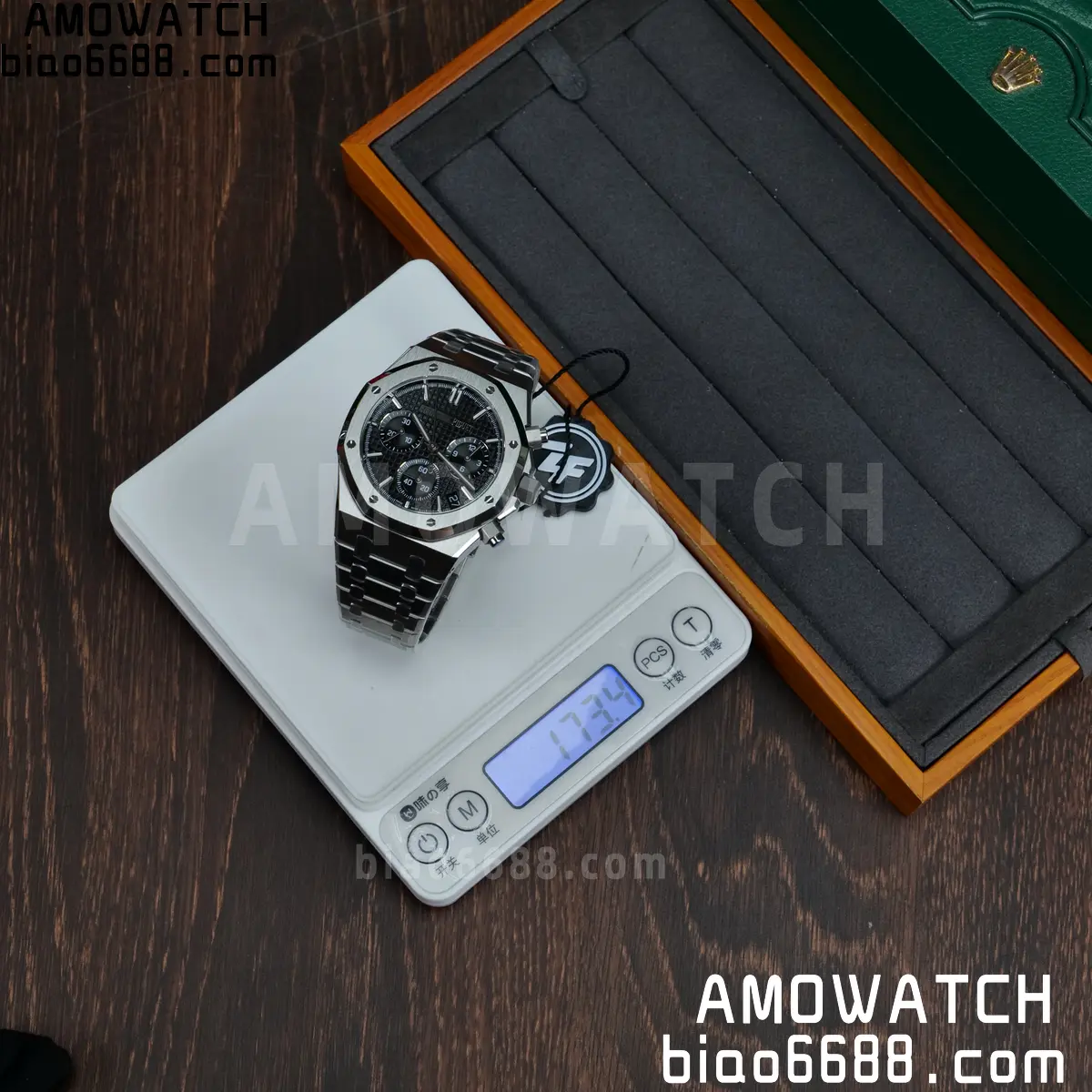 AP Royal Oak Chrono 26240 SS ZF 1:1 Best Edition Black Dial on SS Bracelet SA4401 Super Clone V2 (Free Sprung) 69 621b43f710650f8 阿默表行AmoWatch