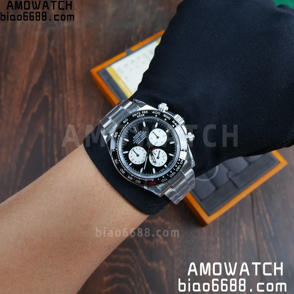 Custom Made Rolex Daytona 126529LN Le Mans QF 18K white gold plated Free Spring V13 103 62b73a786b2e3c6 AMO Watch