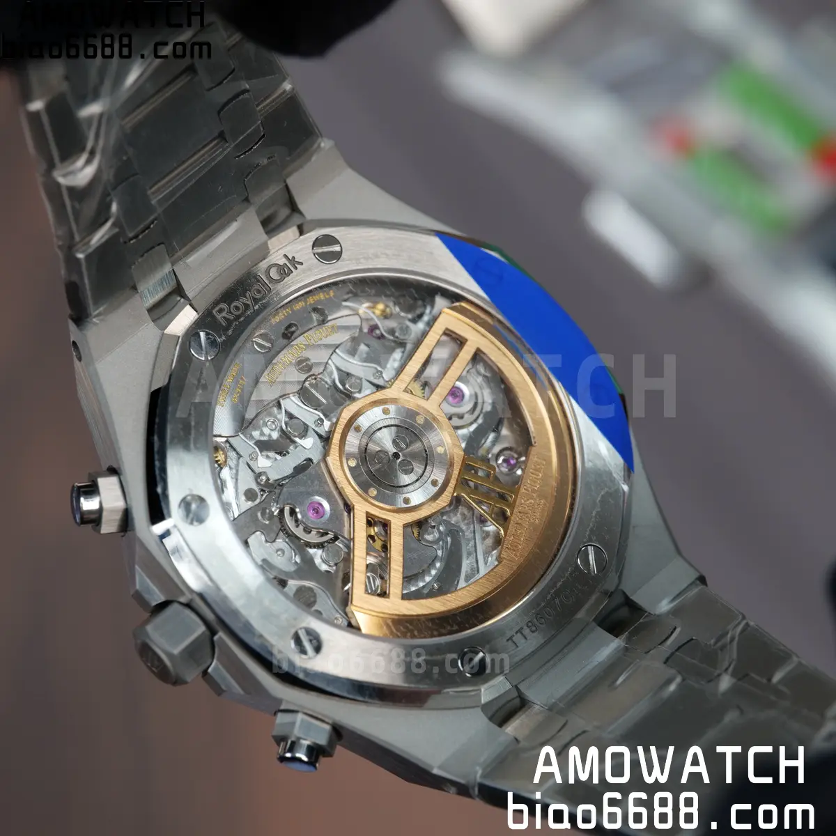 AP Royal Oak Chrono 26240 SS ZF 1:1 Best Edition Black Dial on SS Bracelet SA4401 Super Clone V2 (Free Sprung) 91 68aaec316cba72b 阿默表行AmoWatch