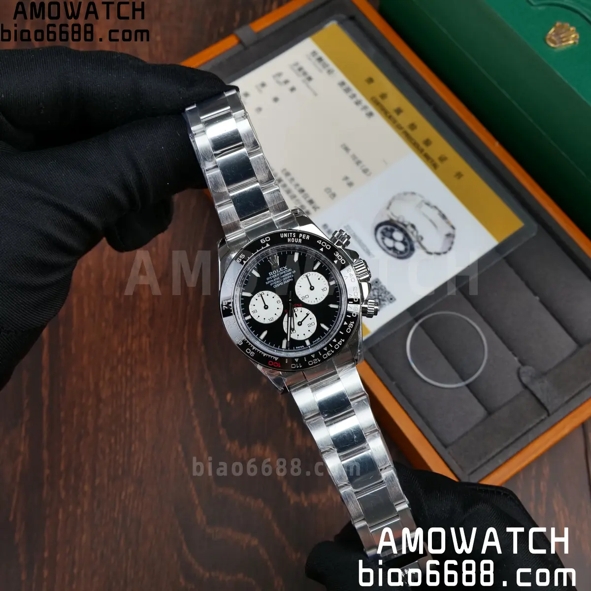 Custom Made Rolex Daytona 126529LN Le Mans QF 18K white gold plated Free Spring V13 73 6c30274034da1d7 AMO Watch