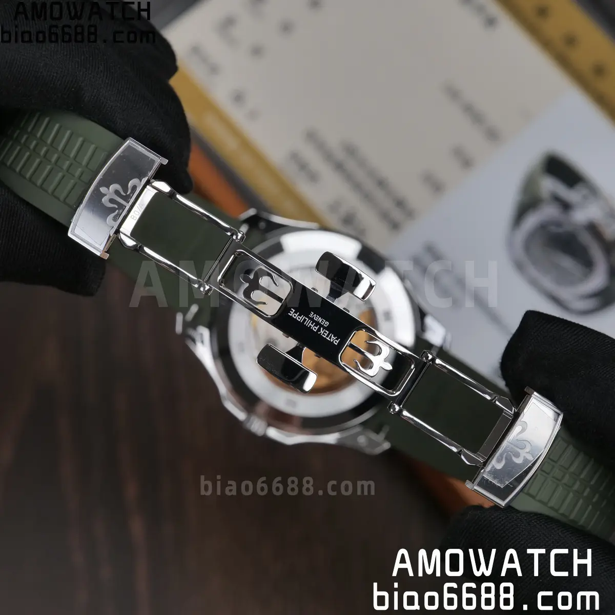 Custom Made Patek Philippe Aquanaut 5168G TOP ACE 324 movement 115 6e231793dc9381e AMO Watch