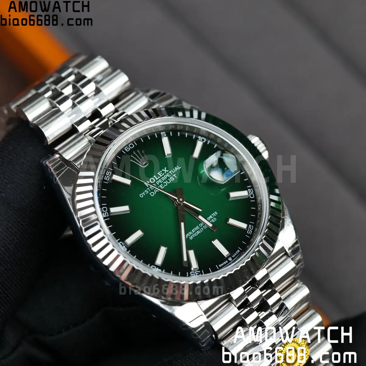 Rolex DateJust 41 126334 904L SS VSF 1:1 Best Edition Gradient Green Dial on Jubilee Bracelet VS3235 V3 (133g) 84 6ee8ca73c693782 阿默表行AmoWatch