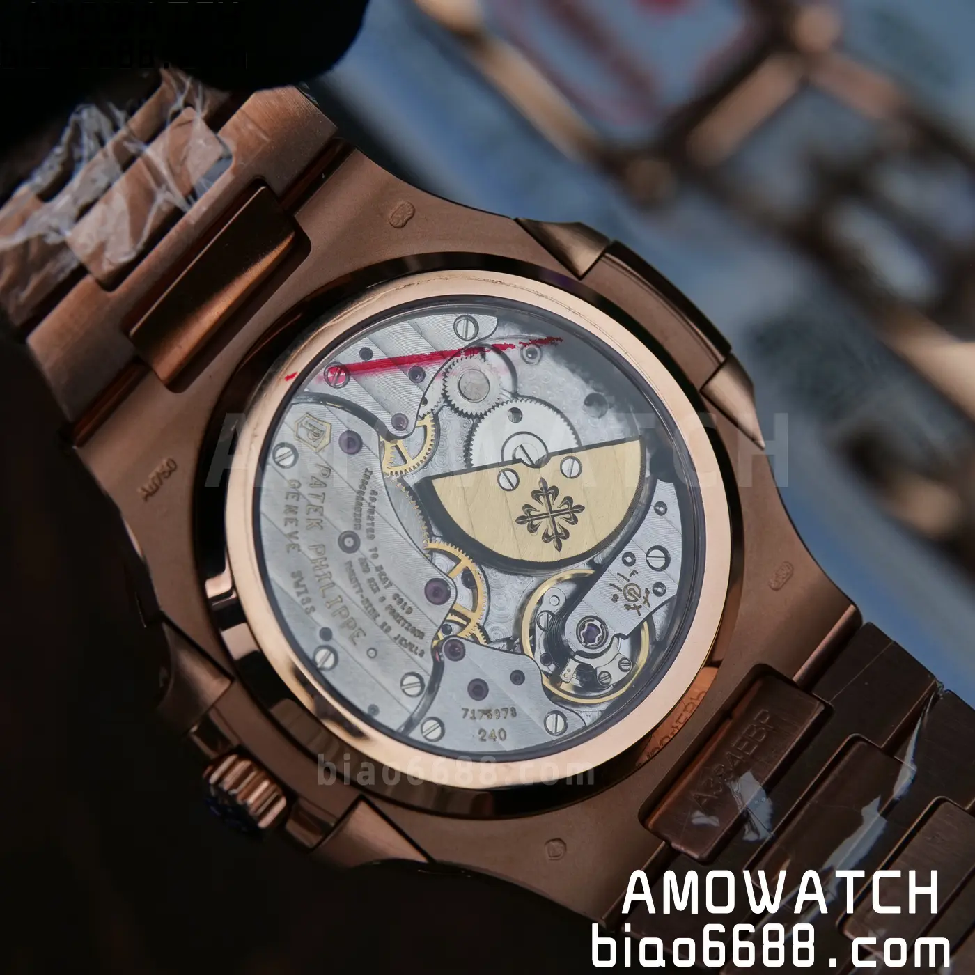 Patek Philippe Nautilus 5712R RG UMI 1:1 Best Edition Brown Dial on RG Bracelet A240 Super Clone Weighted 96 6ff11bc6f4f0819 AMO Watch