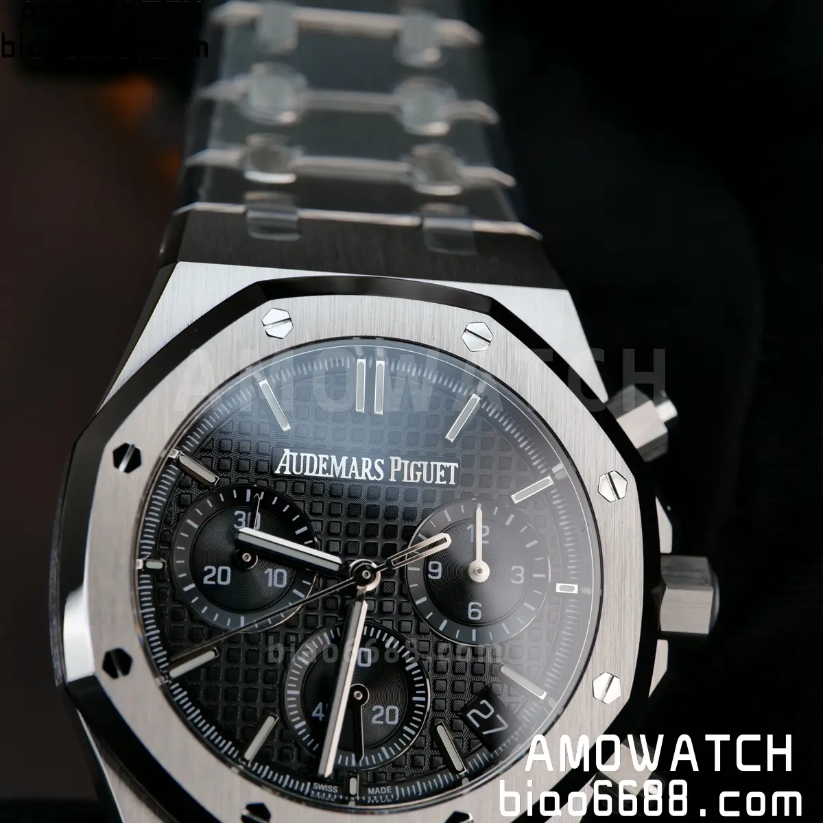 AP Royal Oak Chrono 26240 SS ZF 1:1 Best Edition Black Dial on SS Bracelet SA4401 Super Clone V2 (Free Sprung) 90 70e0fe0793ae4ac 阿默表行AmoWatch
