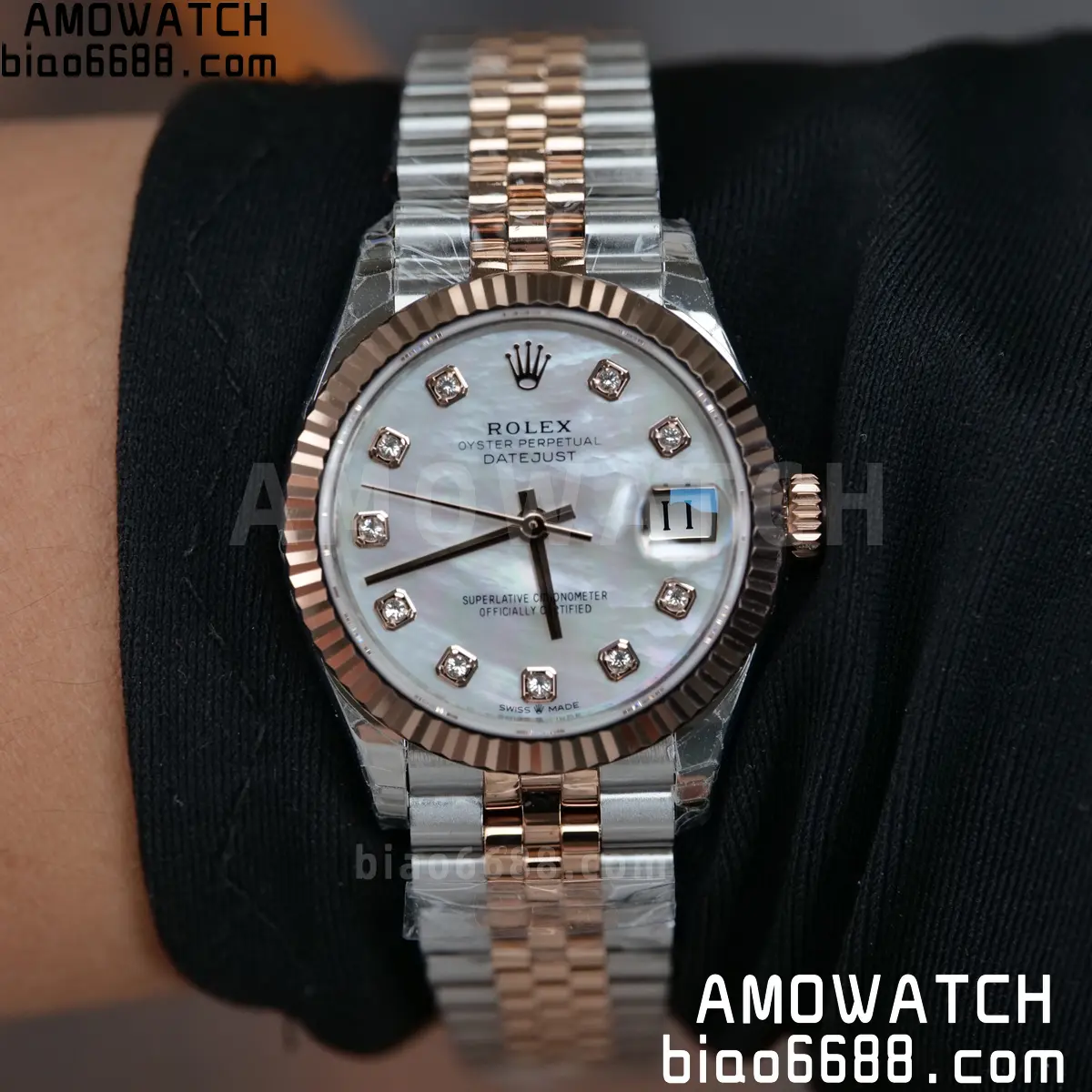 Rolex DateJust 31 278271 THBF 1:1 Best Edition MOP Diamonds Dial on SS/RG Jubilee Bracelet HZ Cal.2236 42 72a5360e2828f47 AMO Watch
