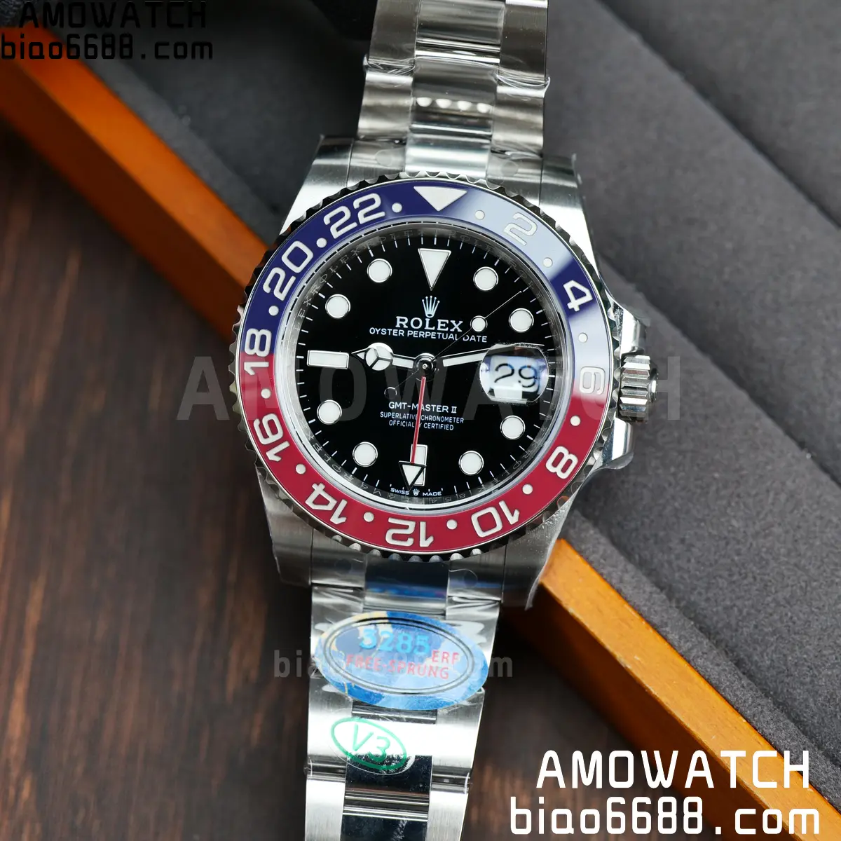 Rolex GMT-Master II 126710 BLRO 904L Steel ERF 1:1 Best Edition on Oyster Bracelet JH3285 (Free Sprung) 97 72ba899ef092323 1 AMO Watch