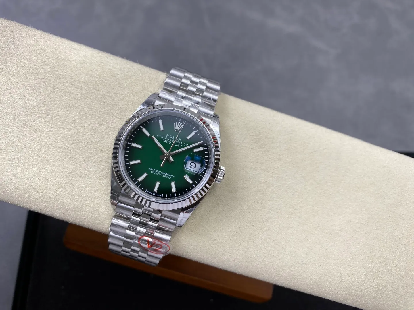 Rolex DateJust 36 SS 126234 VSF 1:1 Best Edition 904L Steel Gradient Green Dial on Jubilee Bracelet VS3235 V2 121g 26 733abbce3994d89 阿默表行AmoWatch