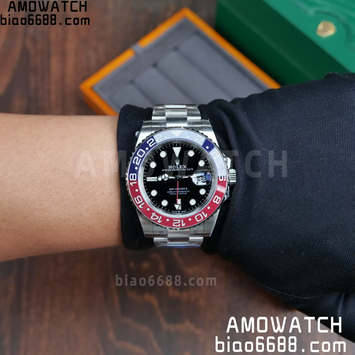 Rolex GMT-Master II 126710 BLRO 904L Steel ERF 1:1 Best Edition on Oyster Bracelet JH3285 (Free Sprung) 105 74bfe63000696a3 1 AMO Watch
