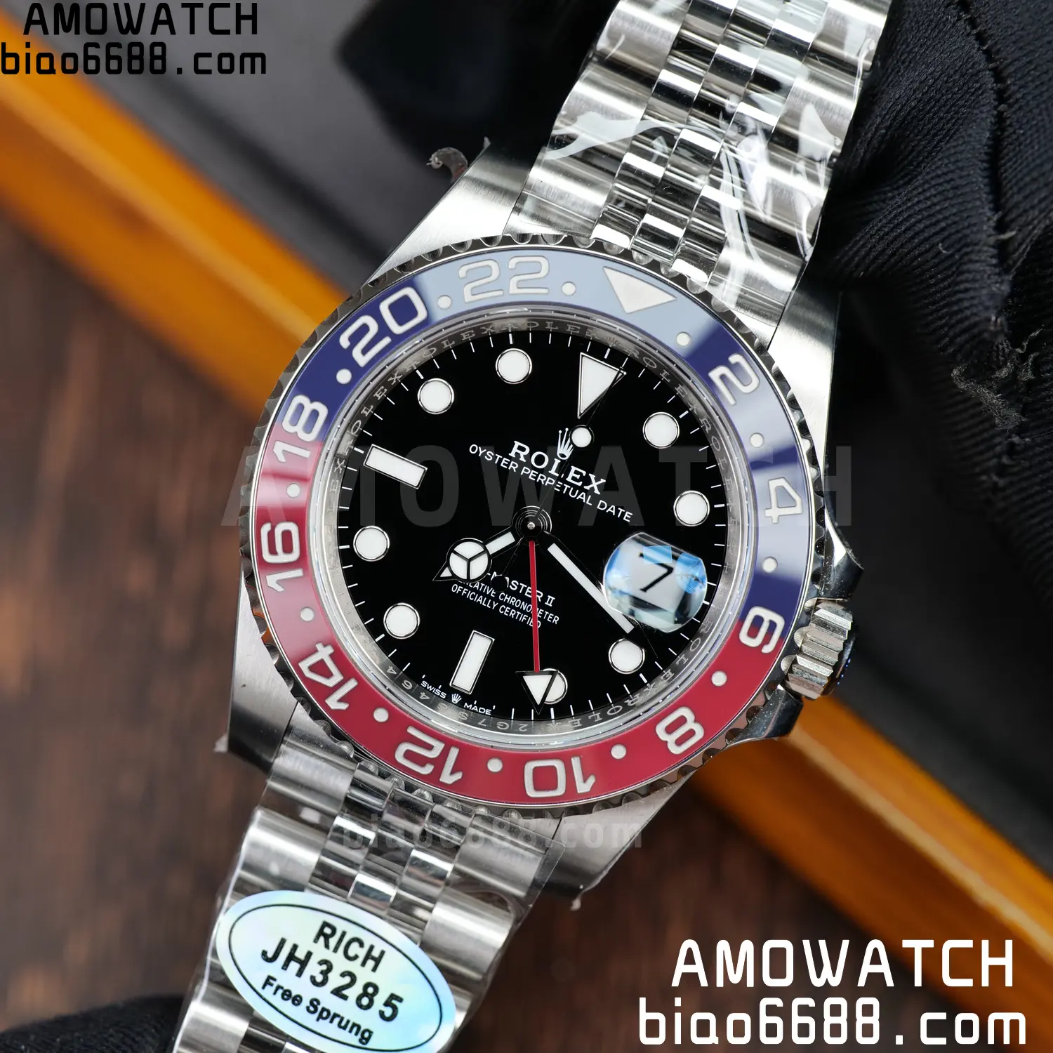 Rolex GMT-Master II 126710 BLRO 904L Steel RICH 1:1 Best Edition on Jubilee Bracelet JH3285 (Free Sprung) V2 90 75623128ff0457a 阿默表行AmoWatch