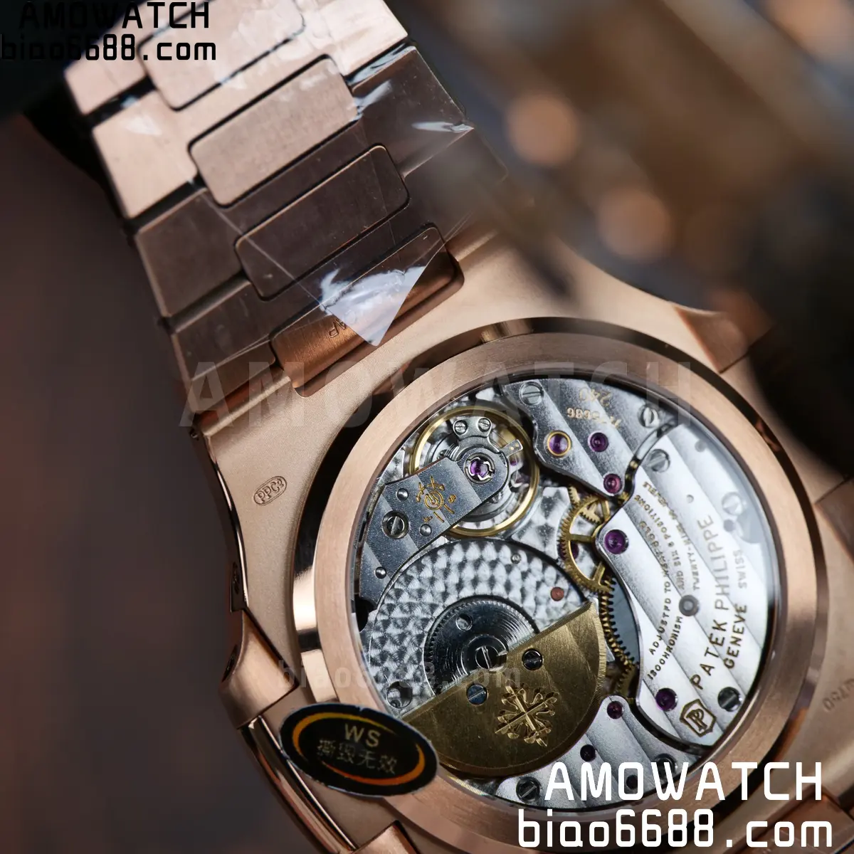 Patek Philippe Nautilus 5712R RG WSF 1:1 Best Edition Brown Dial on RG Bracelet JH240 Super Clone 111 76b3f59bf687593 阿默表行AmoWatch