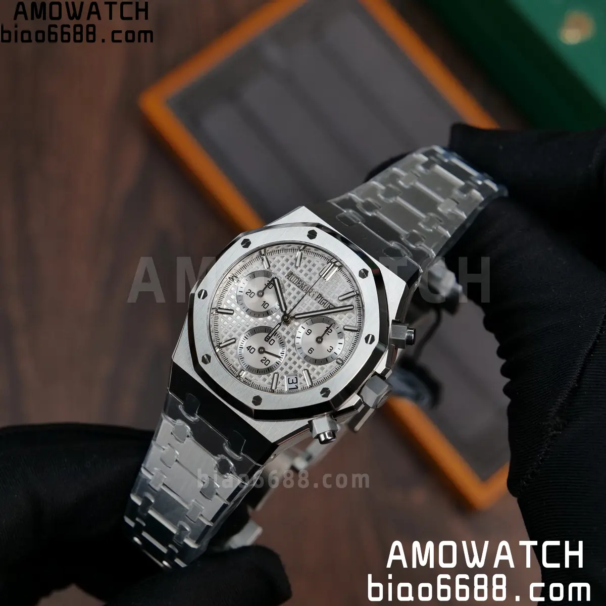 AP Royal Oak Chrono 26240 SS ZF 1:1 Best Edition White Dial on SS Bracelet SA4401 Super Clone V2 (Free Sprung) 83 7893bedcc91152f 阿默表行AmoWatch