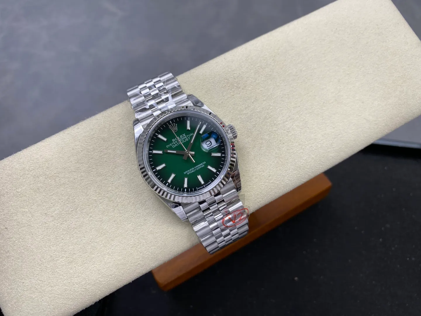 Rolex DateJust 36 SS 126234 VSF 1:1 Best Edition 904L Steel Gradient Green Dial on Jubilee Bracelet VS3235 V2 121g 25 78d24880267a20e 阿默表行AmoWatch