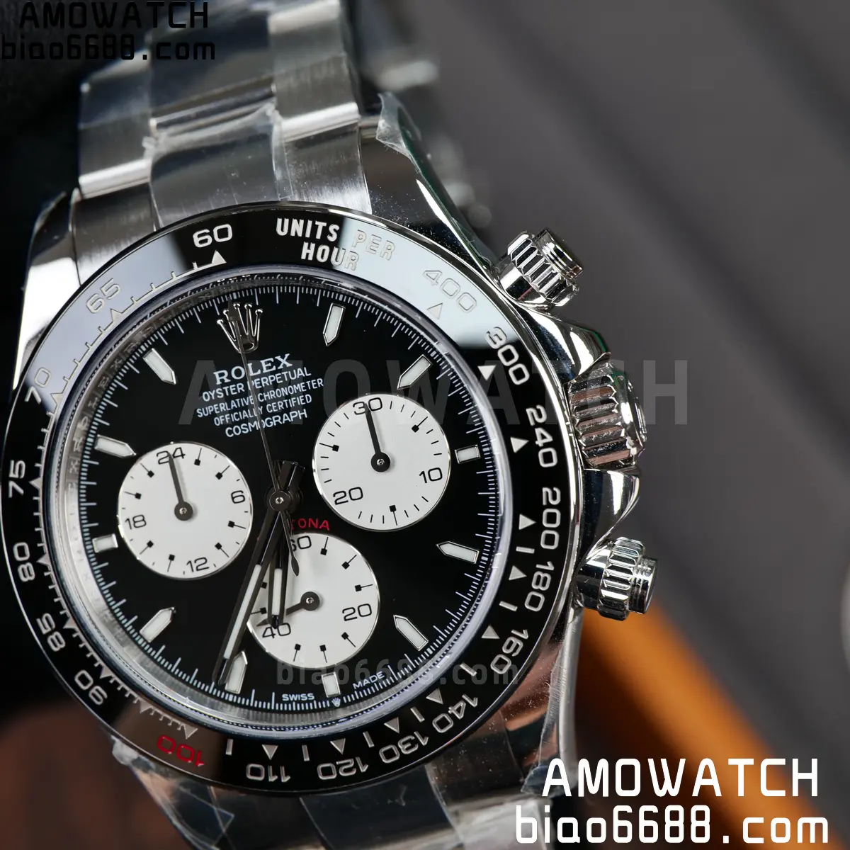 Custom Made Rolex Daytona 126529LN Le Mans QF 18K white gold plated Free Spring V13 86 79965cc72726d88 AMO Watch
