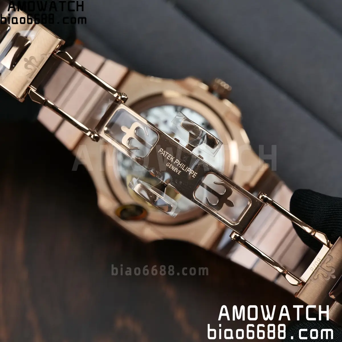 Patek Philippe Nautilus 5712R RG WSF 1:1 Best Edition Brown Dial on RG Bracelet JH240 Super Clone 113 7a5e39cc1e55eb3 阿默表行AmoWatch