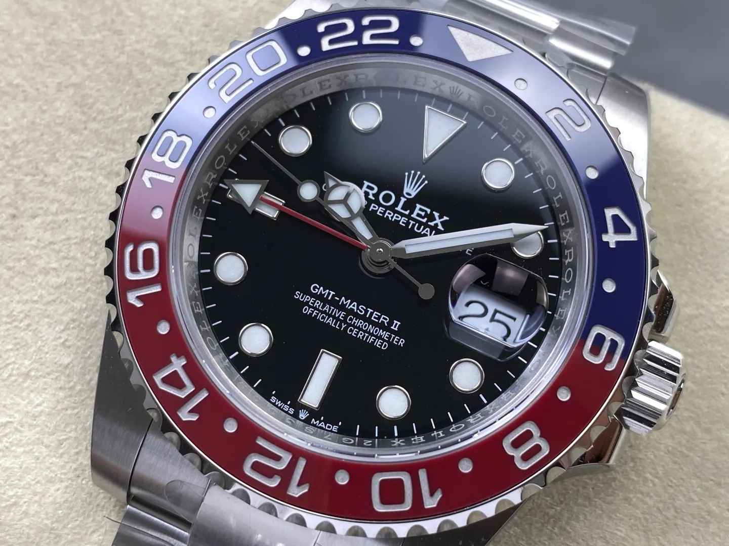 Rolex GMT-Master II 126710 BLRO 904L Steel RICH 1:1 Best Edition on Oyster Bracelet JH3285 (Free Sprung) V2 31 7a8254e7436b3a3 阿默表行AmoWatch