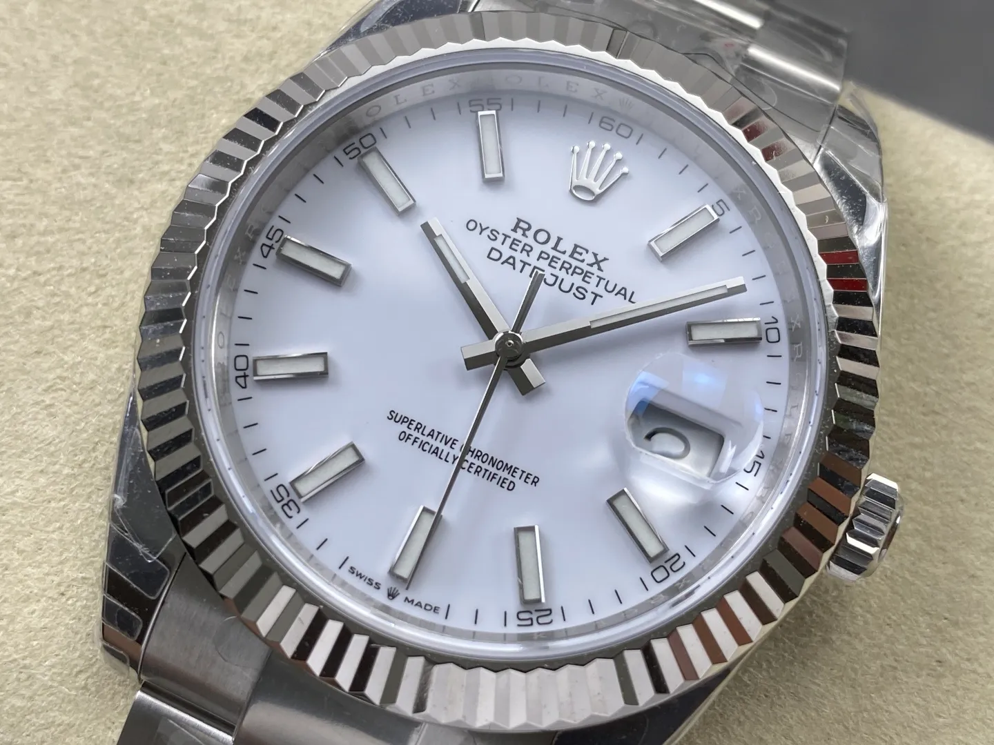 Rolex DateJust 41 126334 WKD 1:1 Best Edition White Dial on Oyster Bracelet JH3235 (Free Sprung) 34 7a8343aacde0c3e AMO Watch