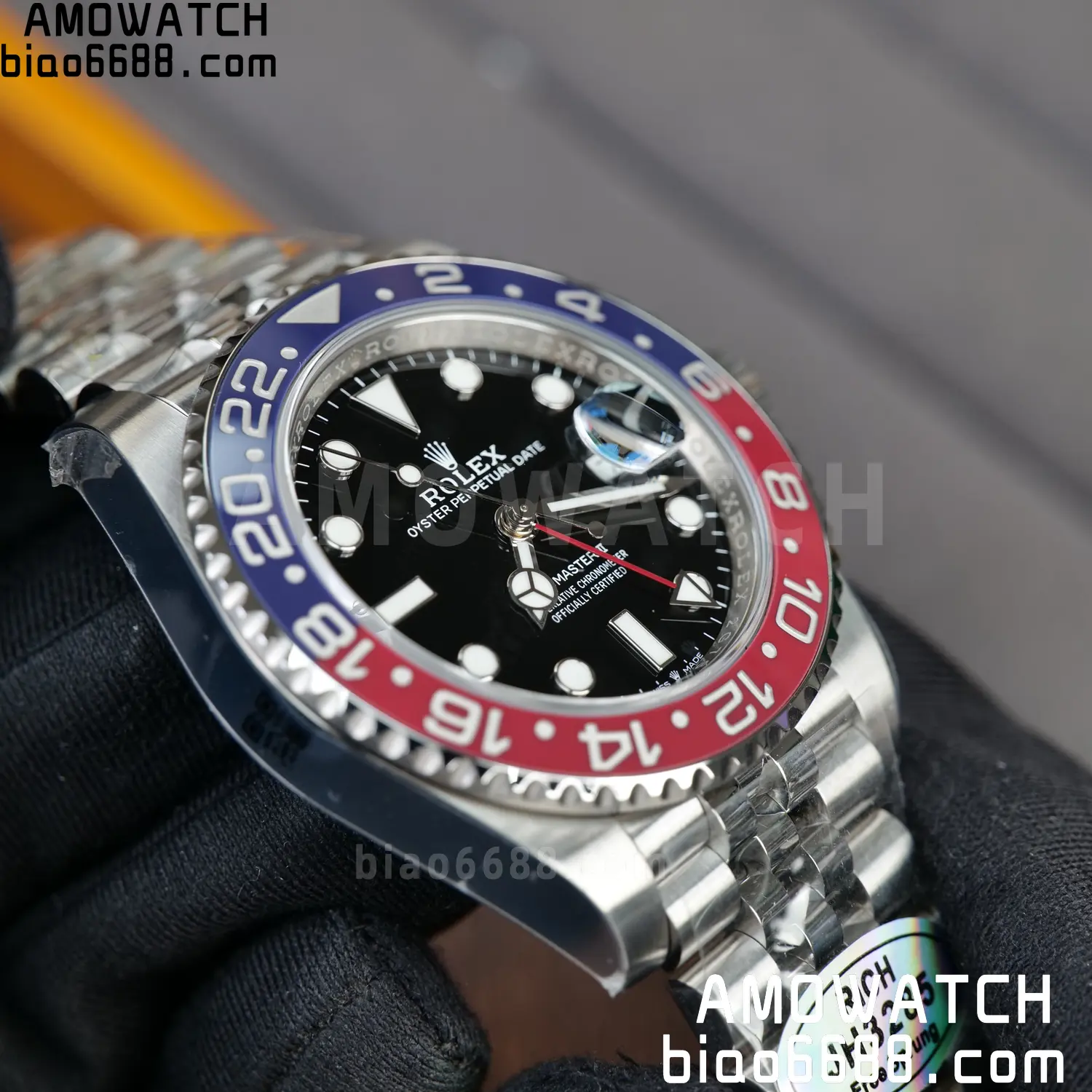 Rolex GMT-Master II 126710 BLRO 904L Steel RICH 1:1 Best Edition on Jubilee Bracelet JH3285 (Free Sprung) V2 88 7b2b14799d5d801 阿默表行AmoWatch