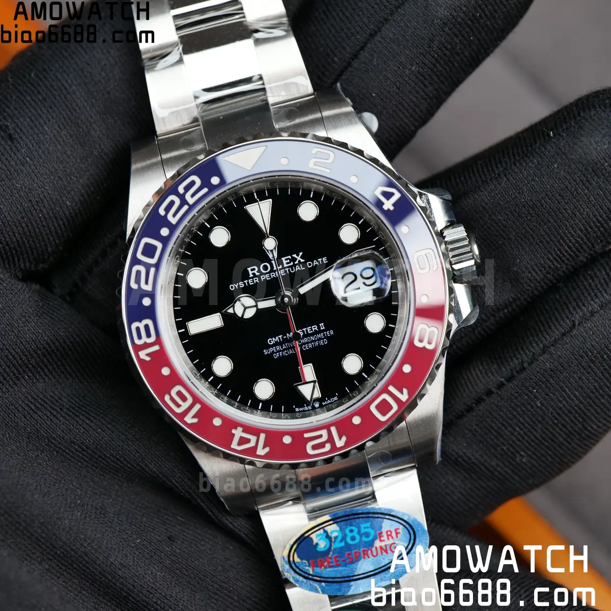 Rolex GMT-Master II 126710 BLRO 904L Steel ERF 1:1 Best Edition on Oyster Bracelet JH3285 (Free Sprung) 96 7b73116f81e72c0 1 AMO Watch