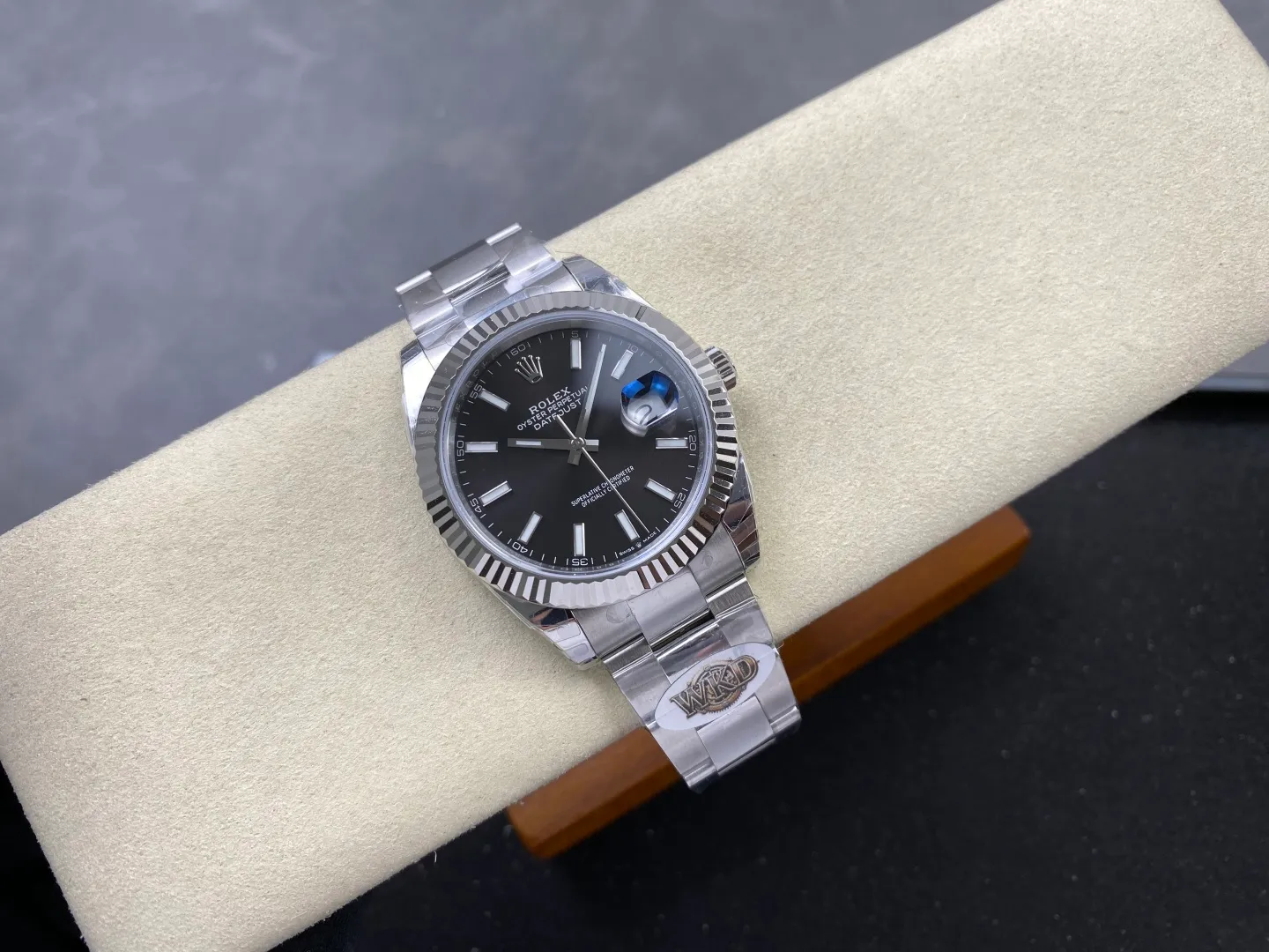 Rolex DateJust 41 126334 WKD 1:1 Best Edition Black Dial on Oyster Bracelet JH3235 (Free Sprung) 35 7bbc102190c3944 AMO Watch