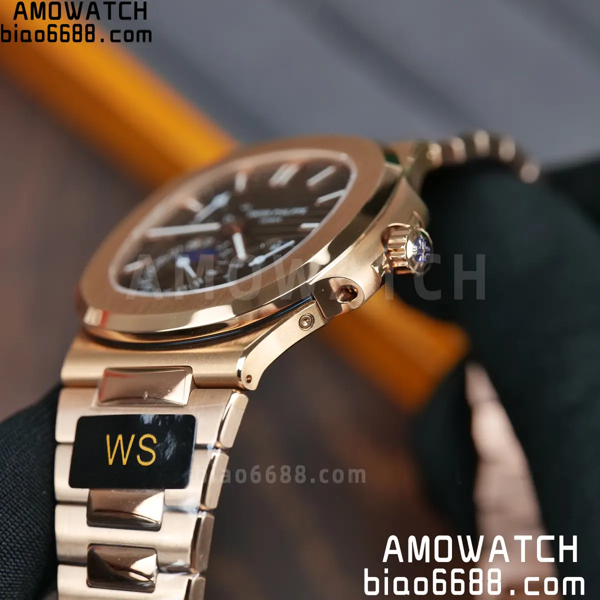 Patek Philippe Nautilus 5712R RG WSF 1:1 Best Edition Brown Dial on RG Bracelet JH240 Super Clone 98 7bbf18e040cc255 阿默表行AmoWatch