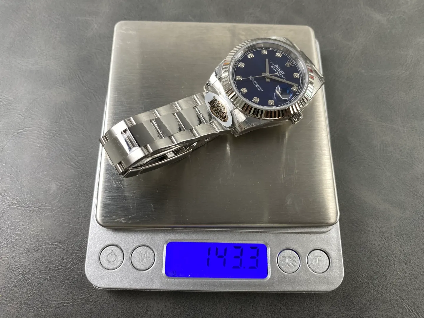 Rolex DateJust 41 126334 WKD 1:1 Best Edition Blue Diamond Dial on Oyster Bracelet JH3235 (Free Sprung) 31 7bd36c7b064a0a1 AMO Watch
