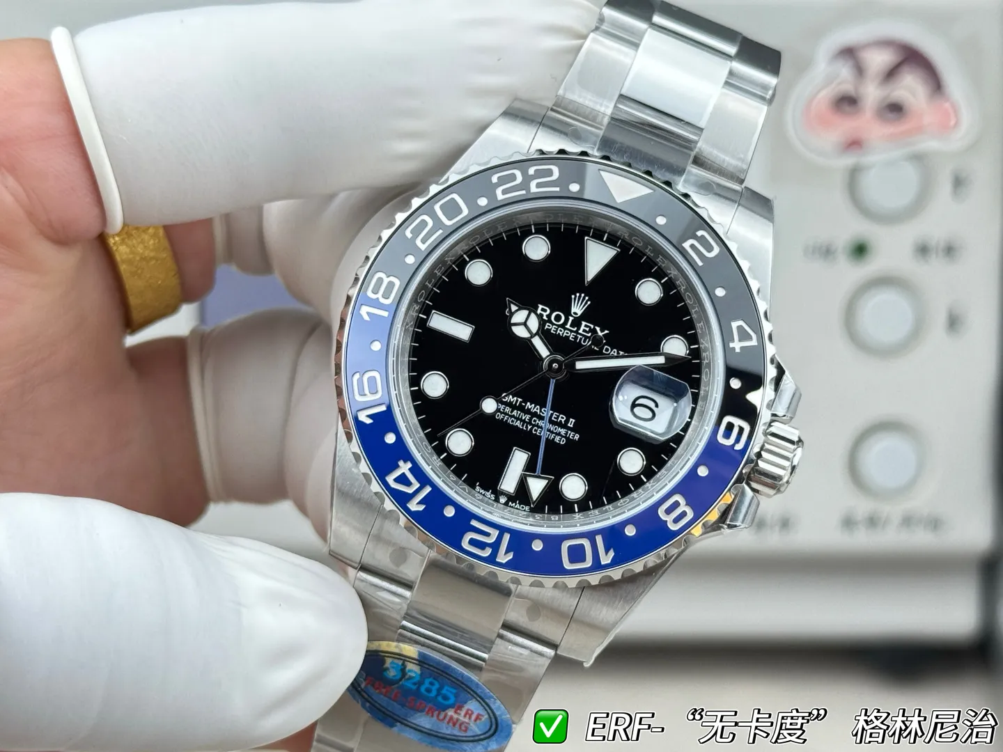 Rolex GMT-Master II 126710 BLNR 904L Steel ERF 1:1 Best Edition on Oyster Bracelet JH3285 (Free Sprung) 21 7c1d3f8d5a62a17 AMO Watch