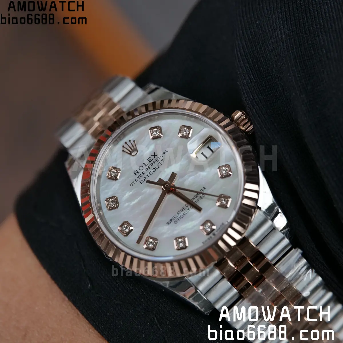 Rolex DateJust 31 278271 THBF 1:1 Best Edition MOP Diamonds Dial on SS/RG Jubilee Bracelet HZ Cal.2236 39 7e4b895f1c91a62 AMO Watch