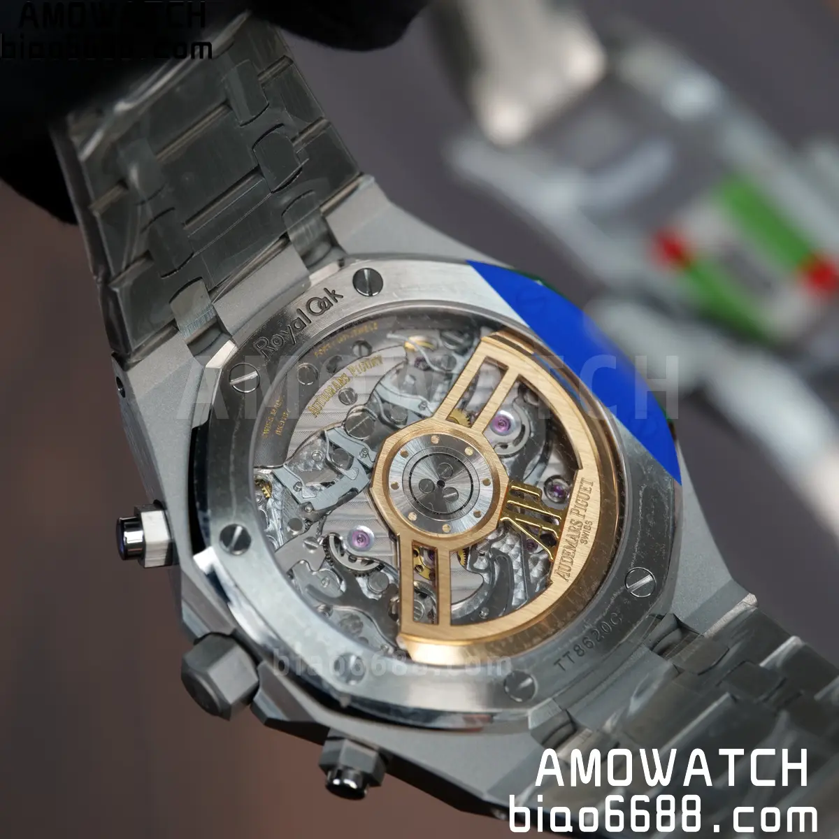 AP Royal Oak Chrono 26240 SS ZF 1:1 Best Edition Green Dial on SS Bracelet SA4401 Super Clone V2 (Free Sprung) 89 7e7830d0c511e10 阿默表行AmoWatch