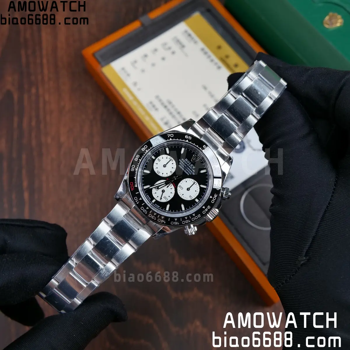 Custom Made Rolex Daytona 126529LN Le Mans QF 18K white gold plated Free Spring V13 74 7f8afafb90aeaa2 AMO Watch
